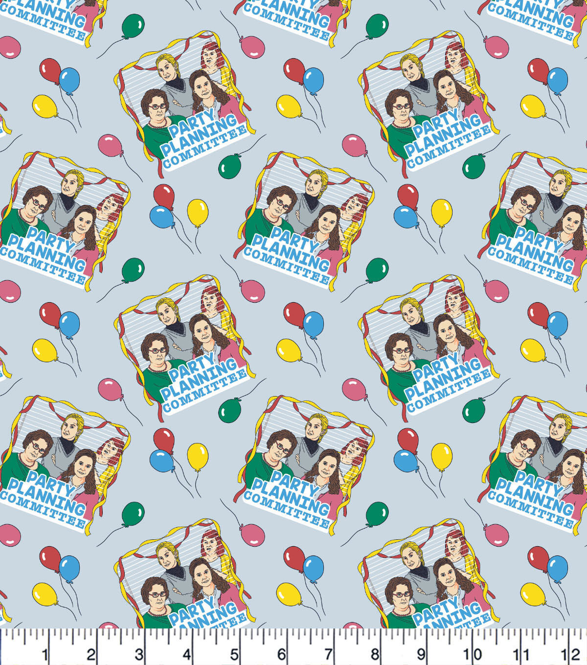 The Office Party Committee Cotton Fabric