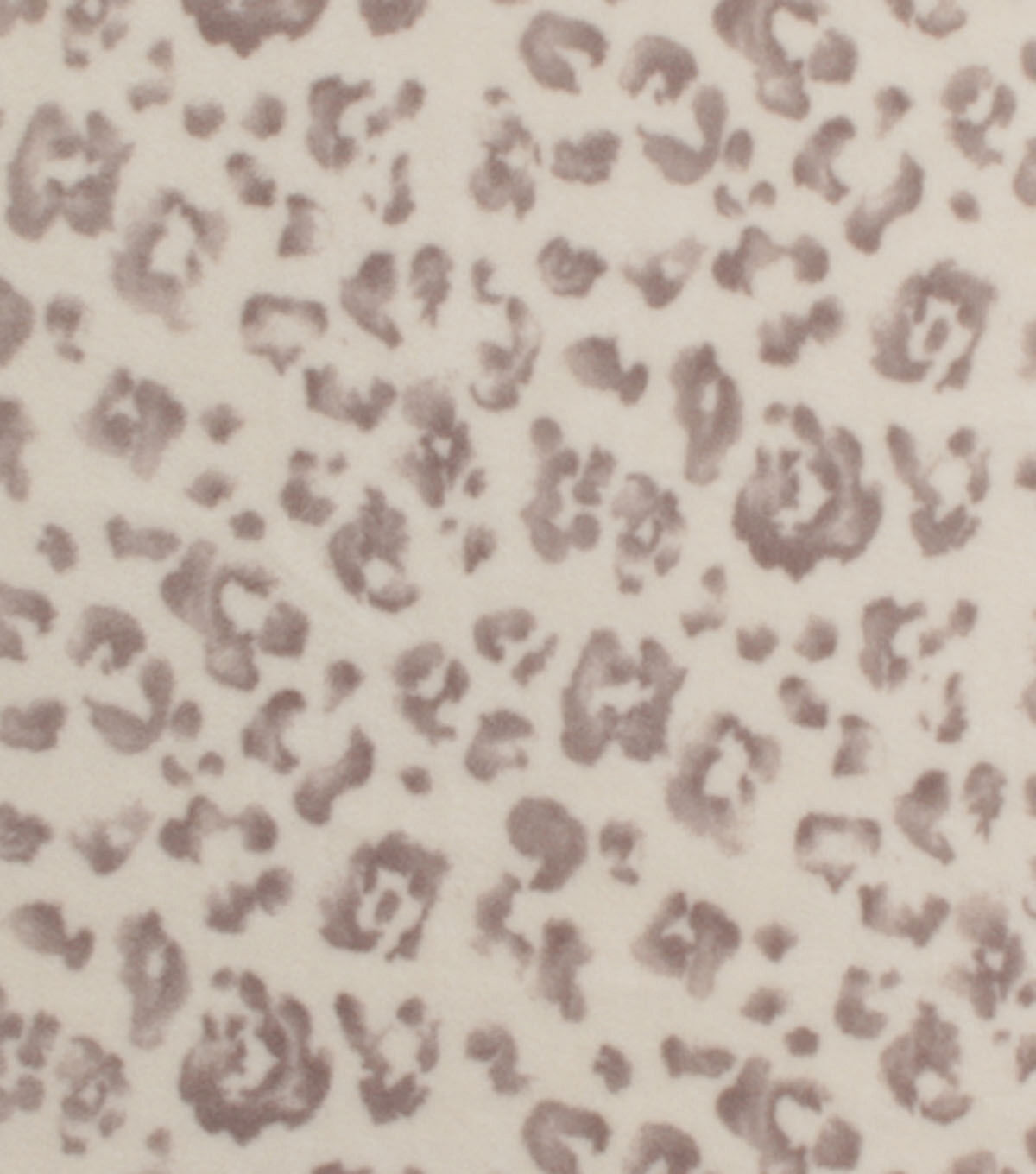 Neutral Cheetah Anti Pill Fleece Fabric