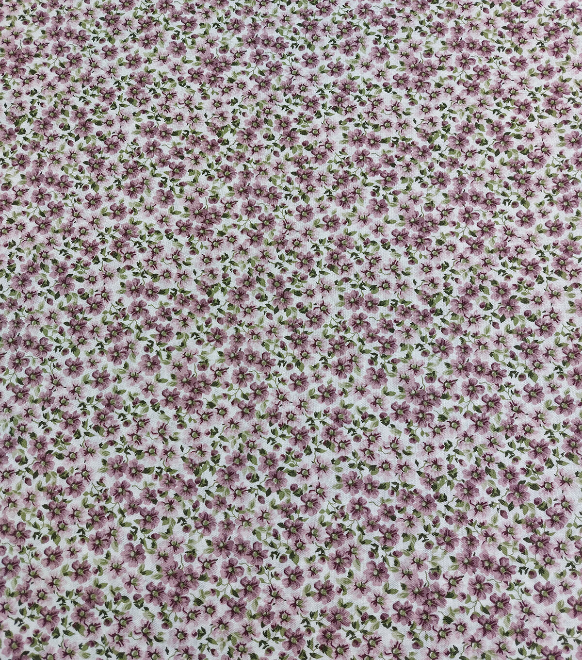 Mauve Floral Quilt Cotton Fabric by Keepsake Calico