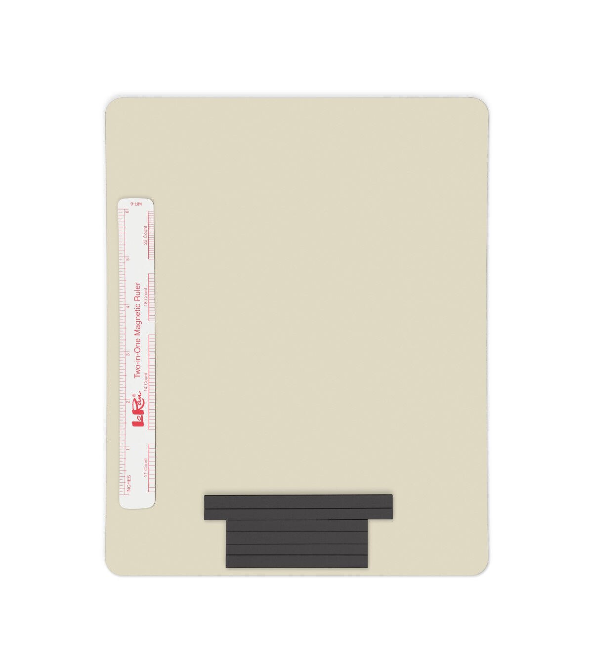 LoRan Magnet Board Ruler, 8 x 10