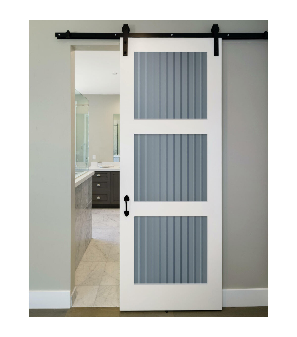 RoomMates 20.5 x 16.5' Blue Beadboard Peel & Stick Wallpaper