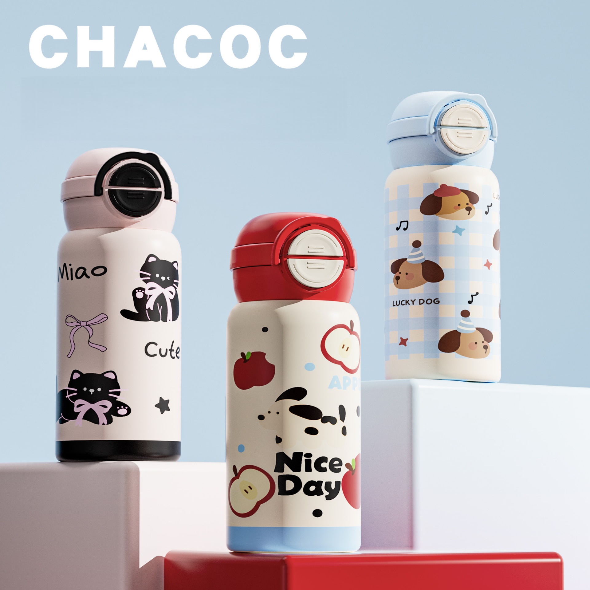 Lucky Dog Thermos Bottle