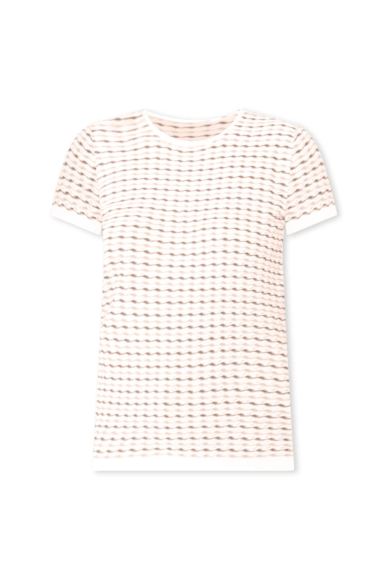 Ziggy Pink Stripe Cotton Knit Tee