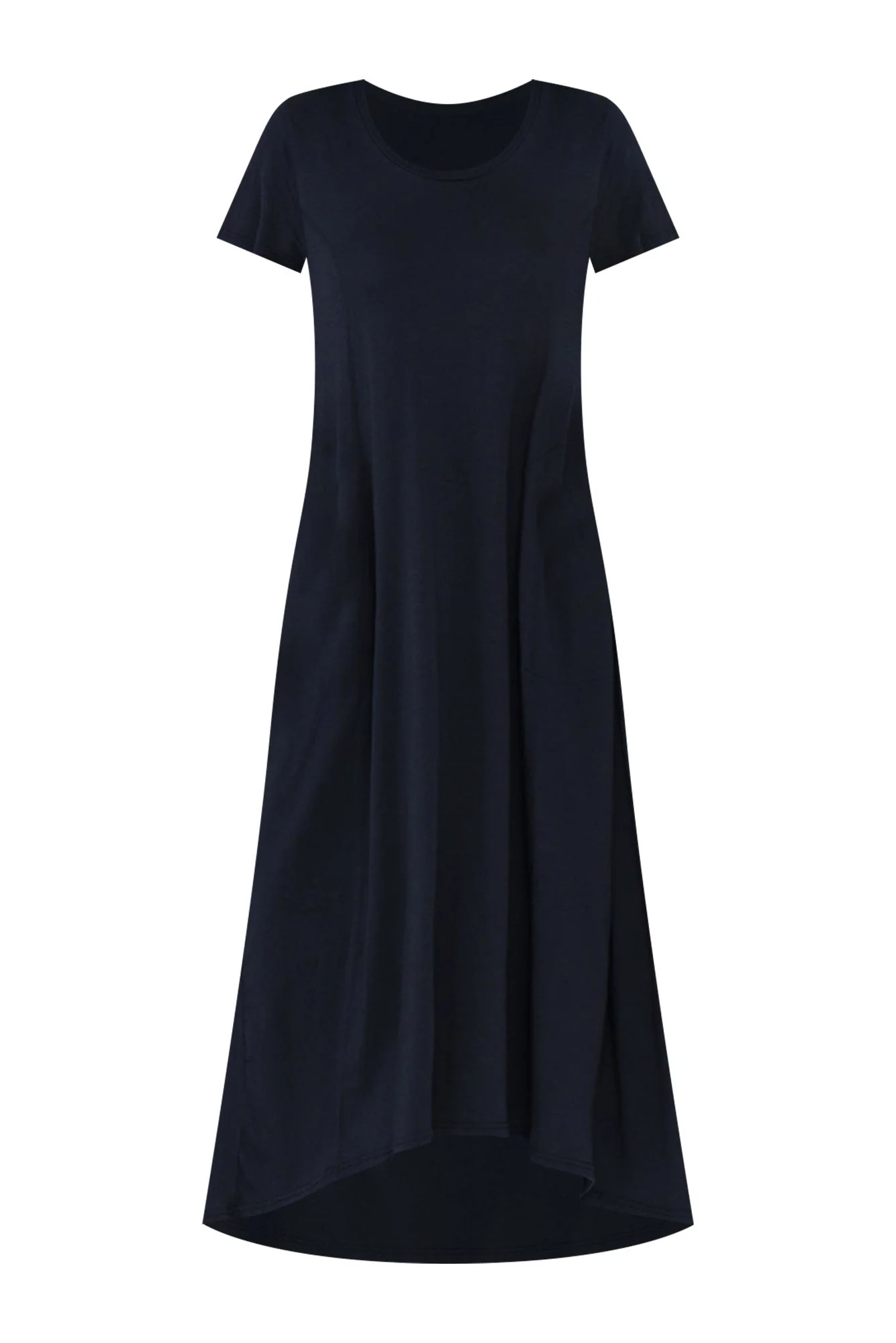 Patrick Navy Cotton Pocket Dress