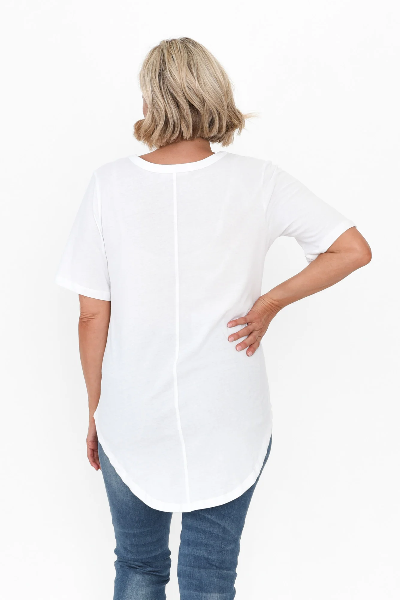 Ariana Blue Star Cotton Tee