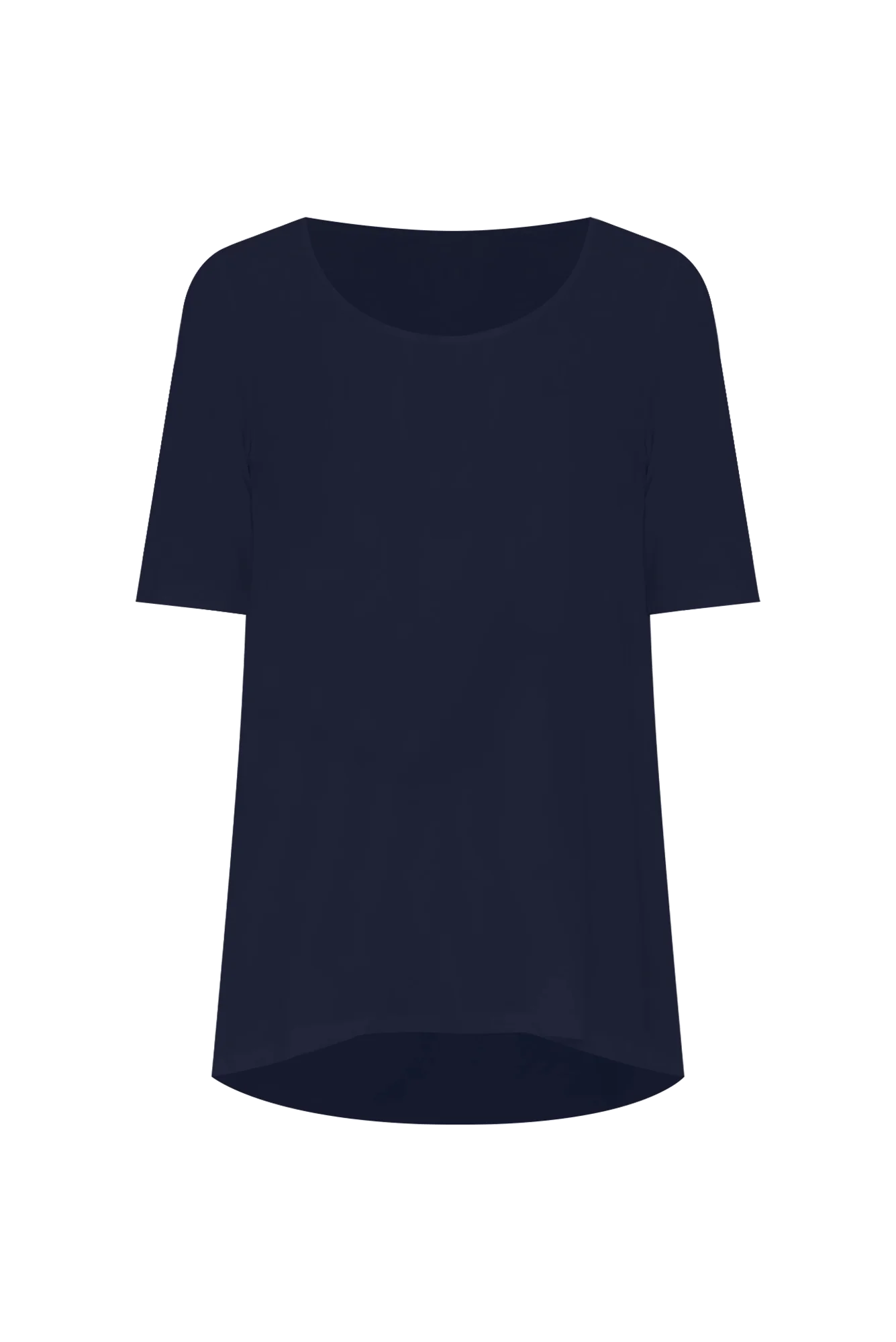 Carter Navy Bamboo Tunic Top