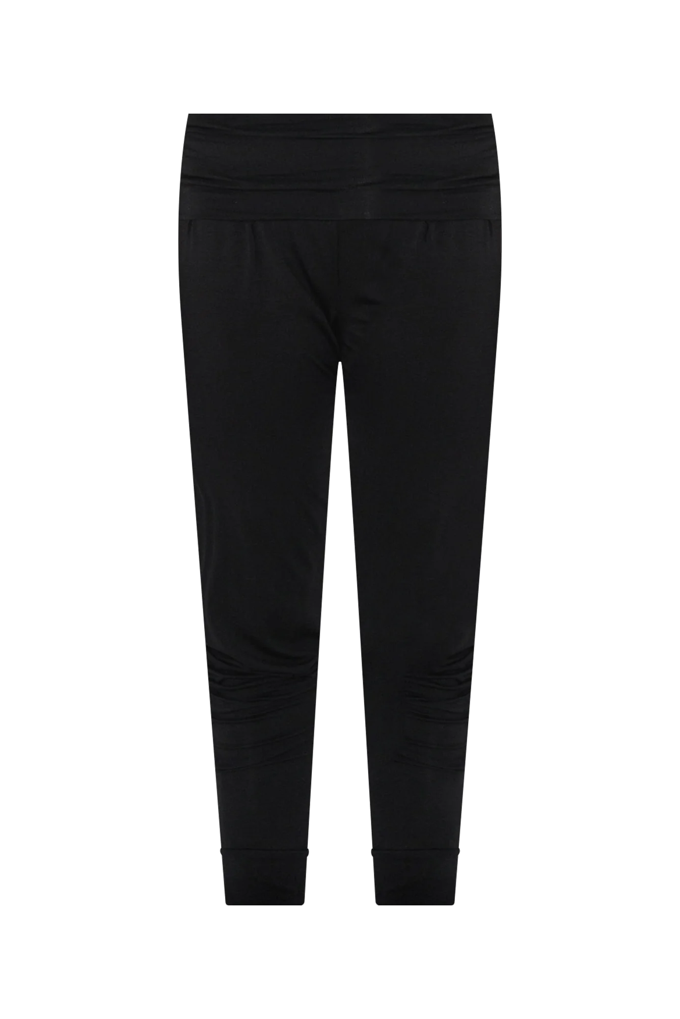 Black Bamboo Soft Slouch Pants