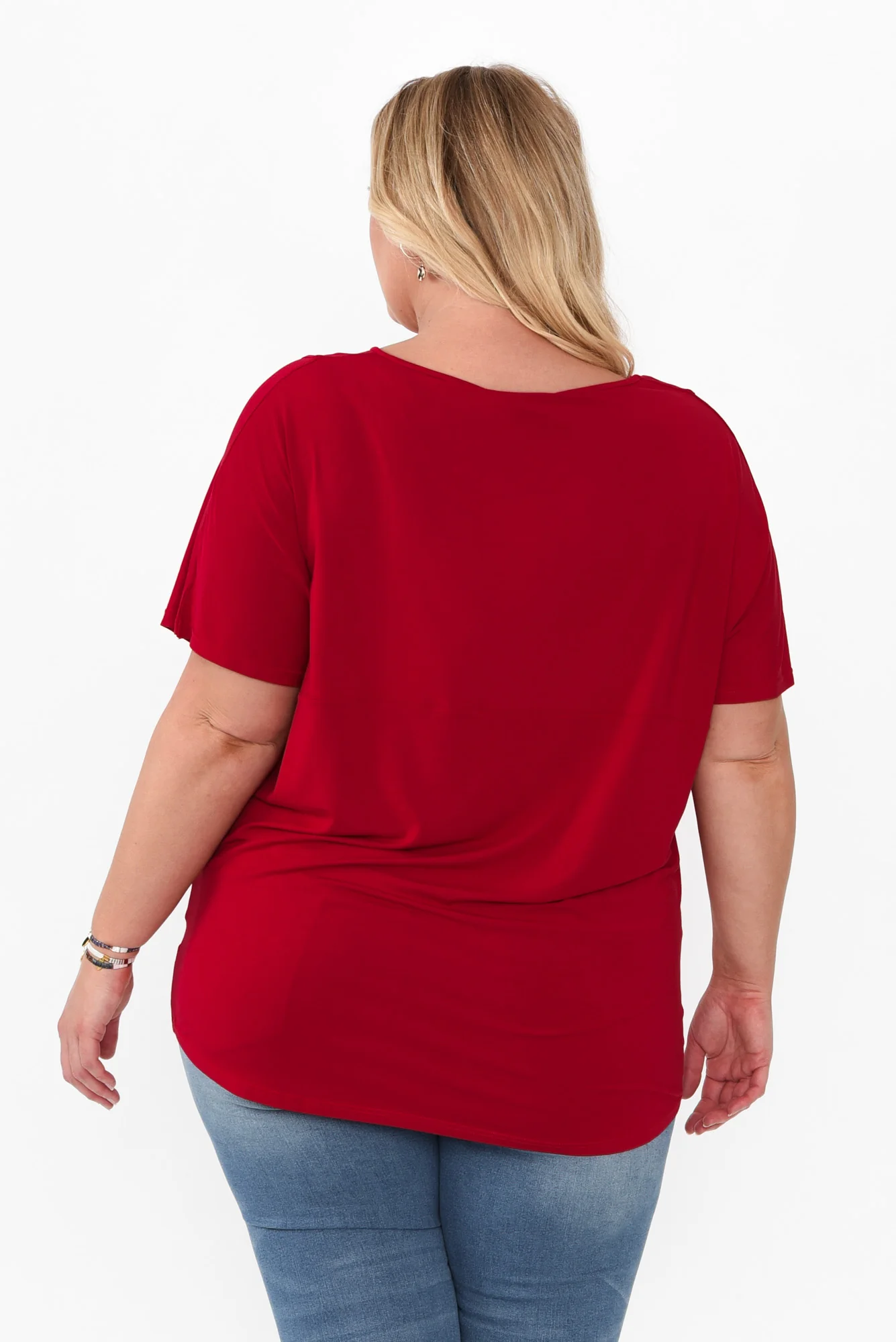 Ivy Red Micro Modal Swing Tee
