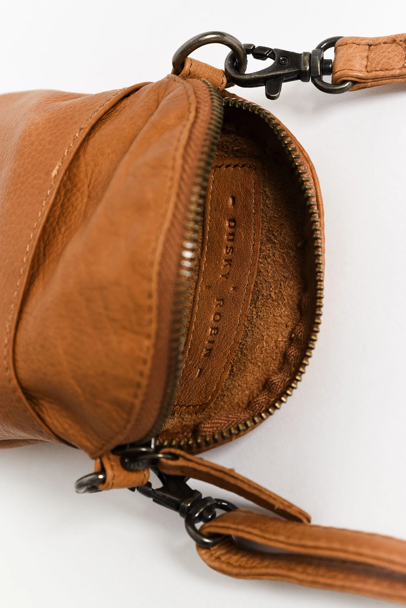 Bobbi Tan Leather Crossbody Bag