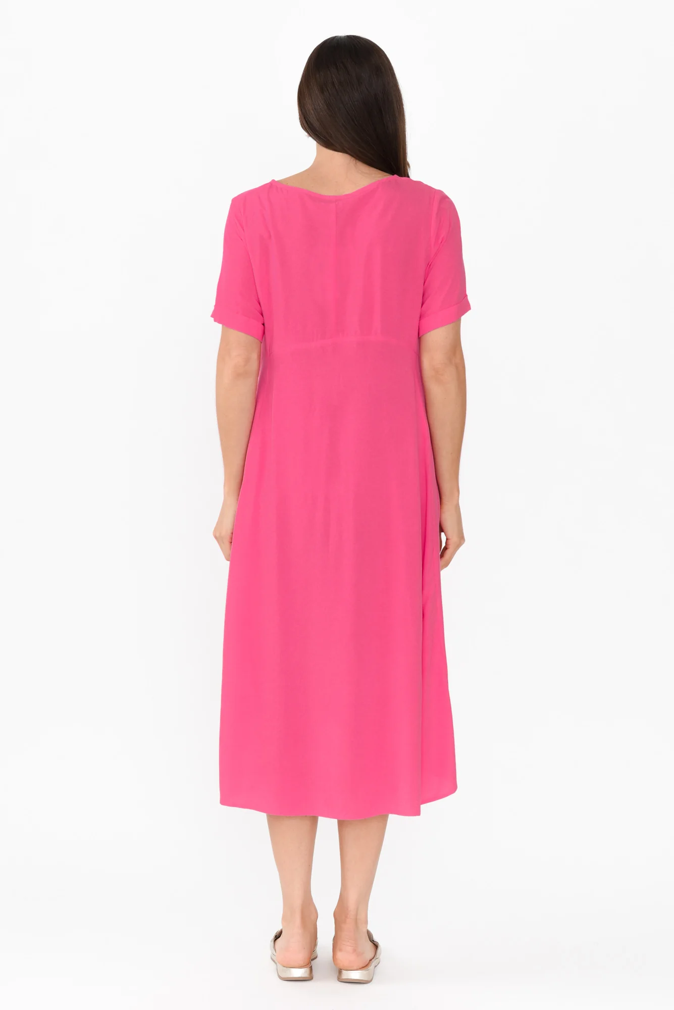 Zaelia Pink Crescent Dress