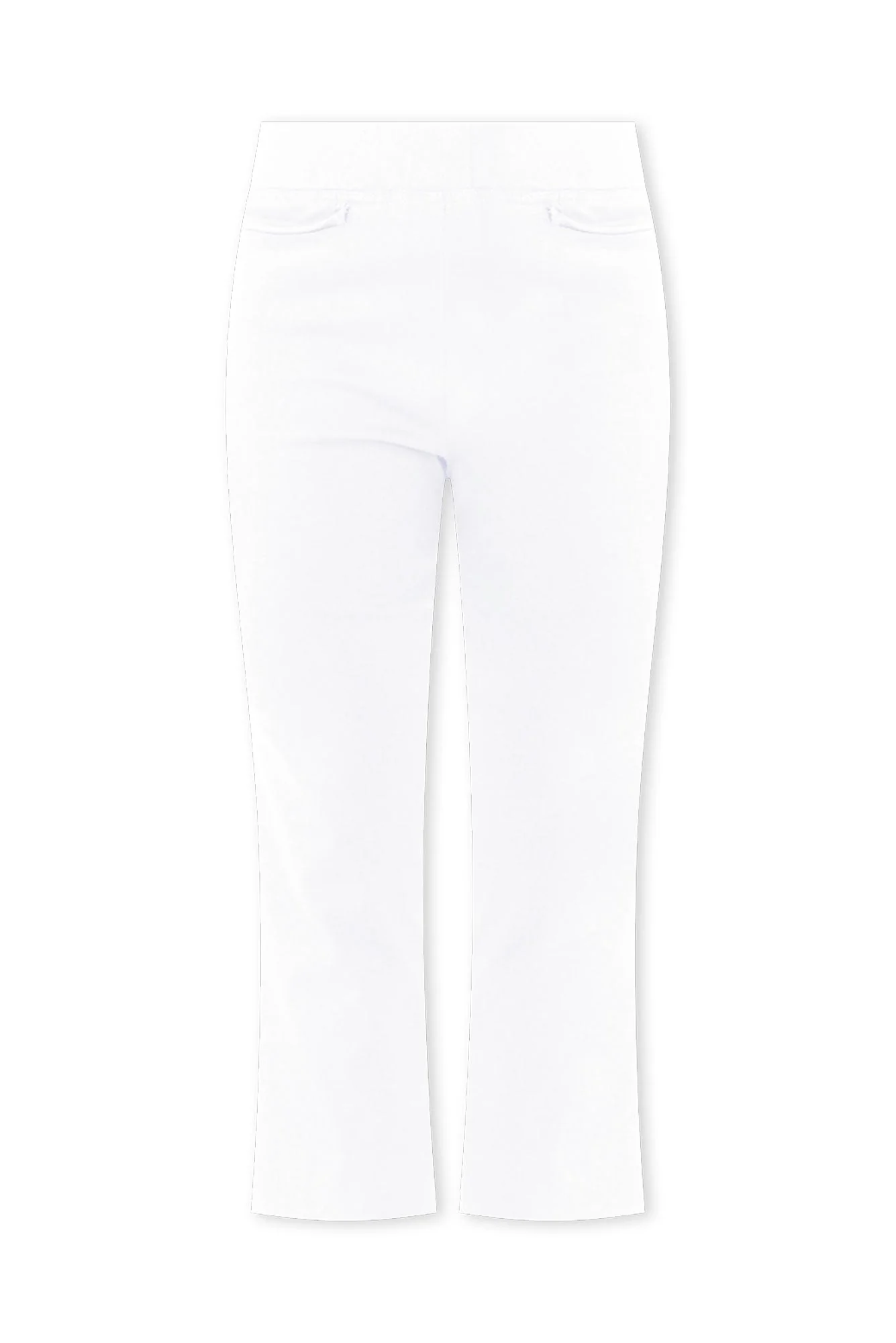 Paula White Stretch Cropped Pants