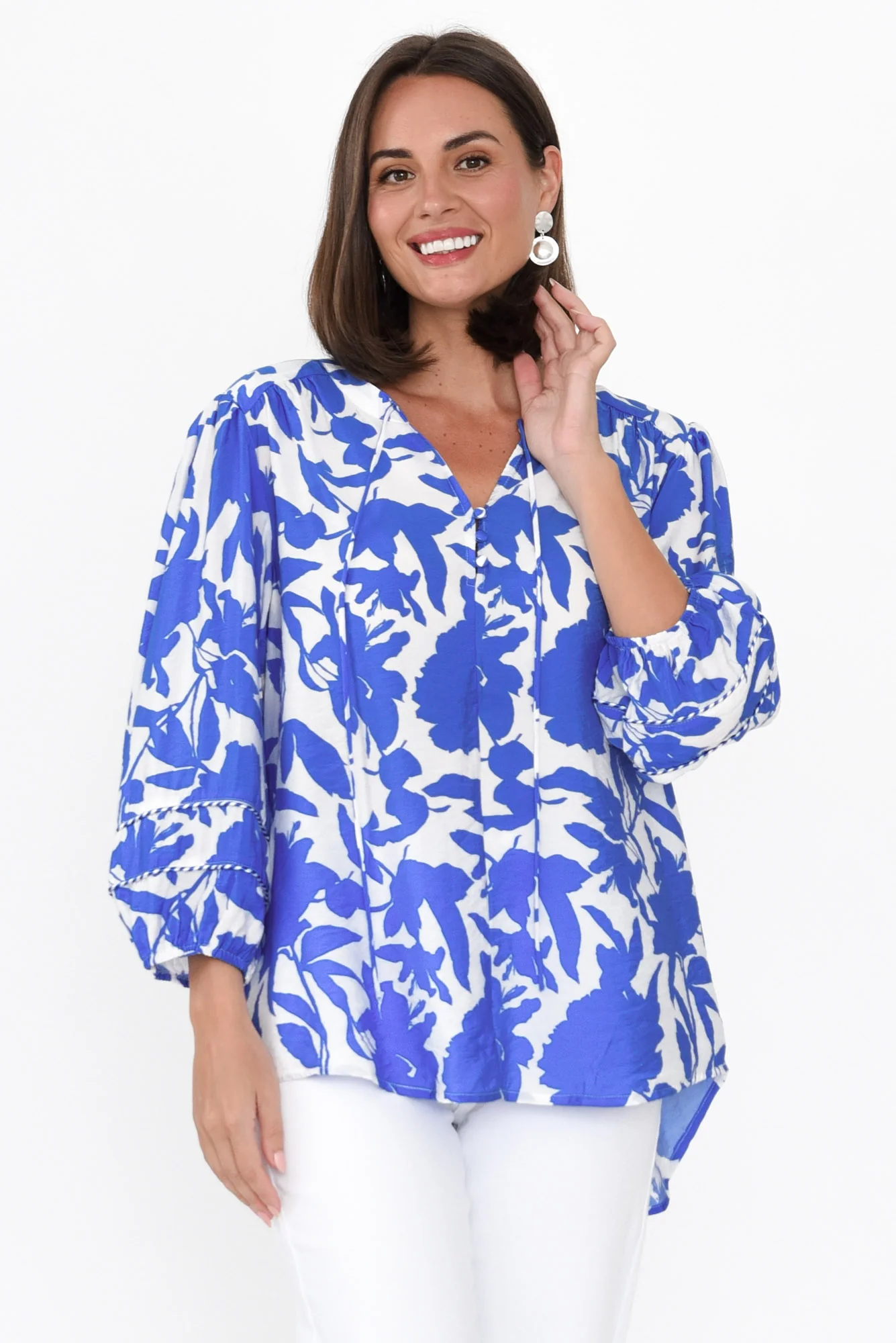 Florida Blue Floral Shirt