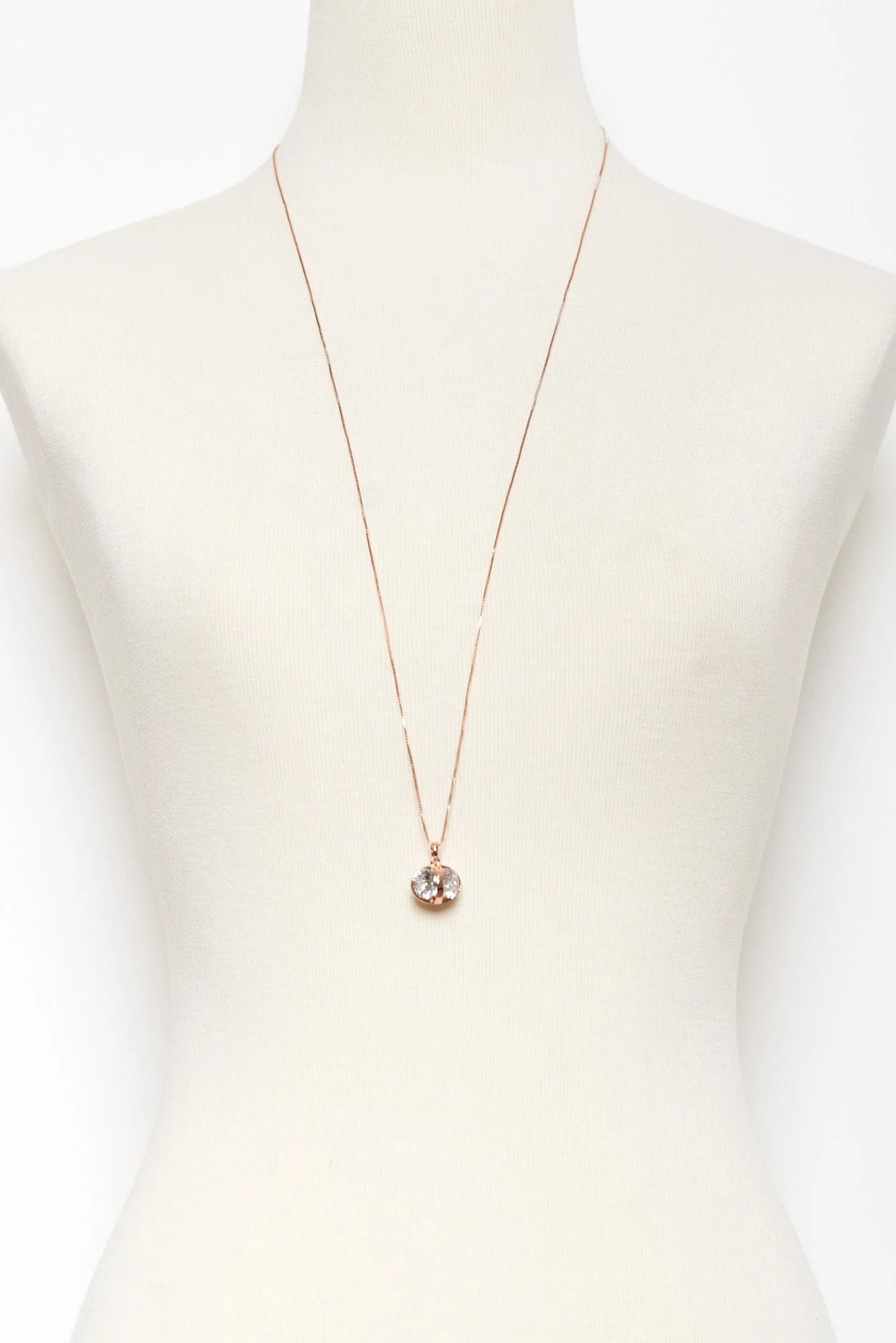 Coco Rose Gold Diamante Necklace
