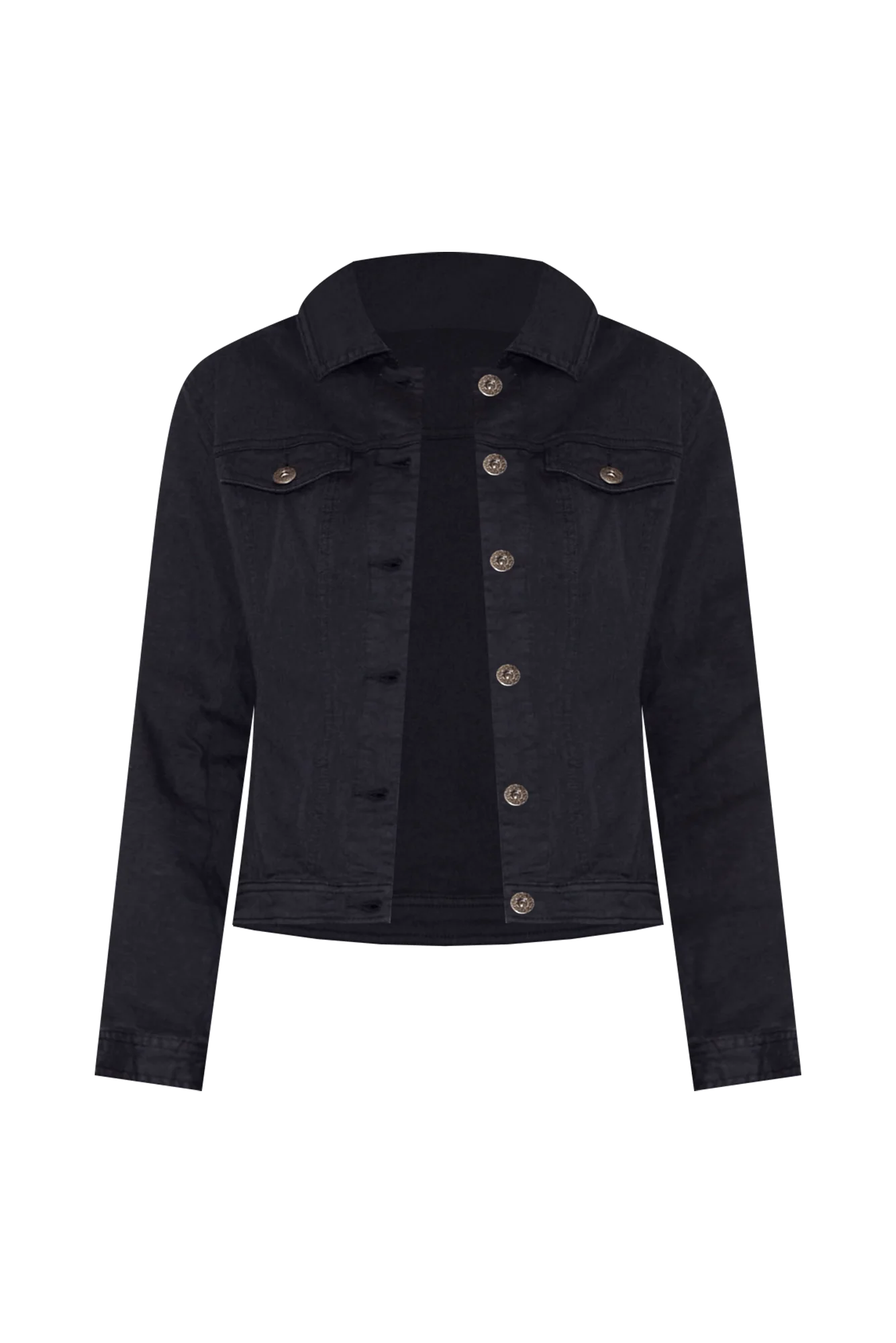 Danielle Navy Stretch Jean Jacket
