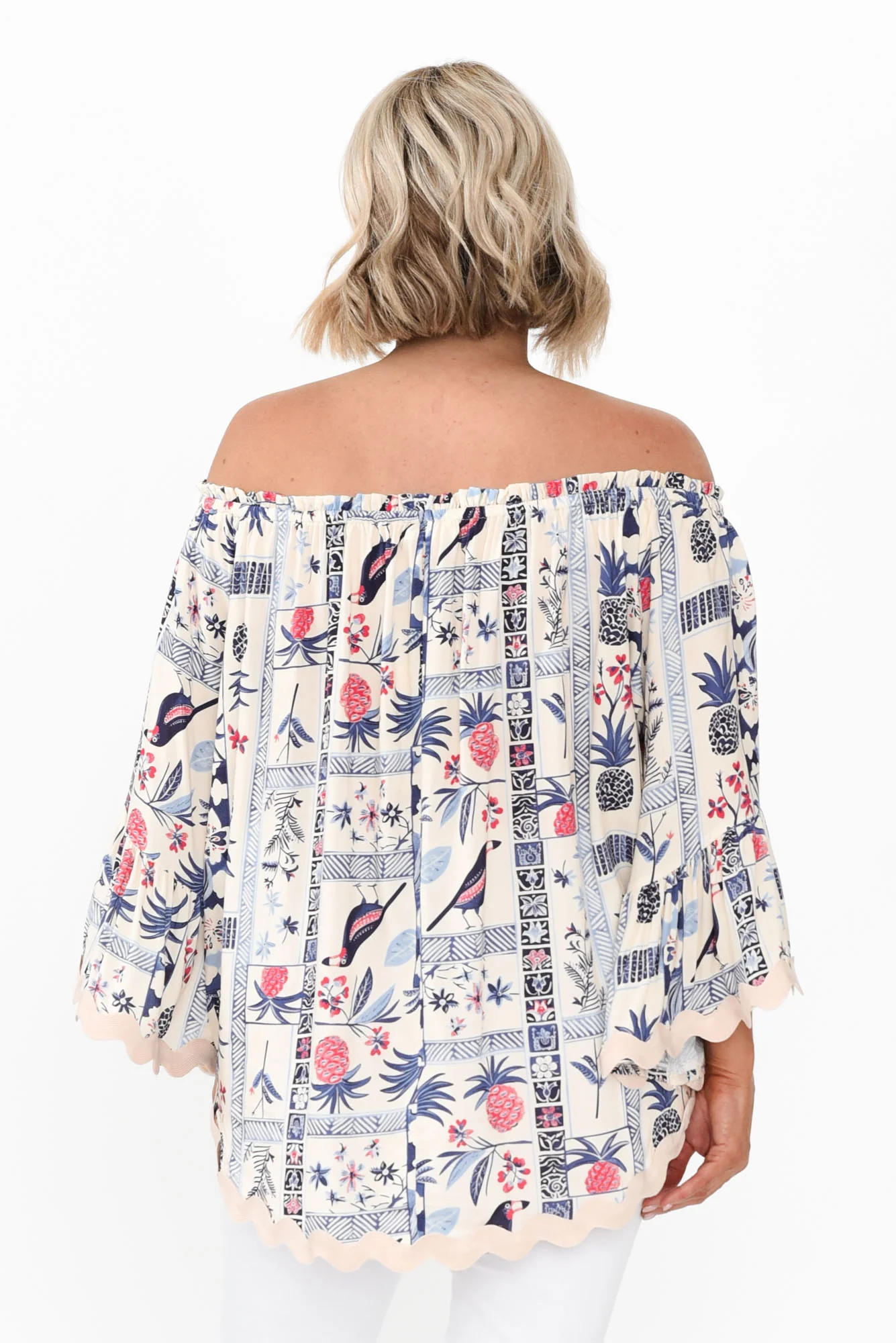 Bianco White Tropical Trim Top