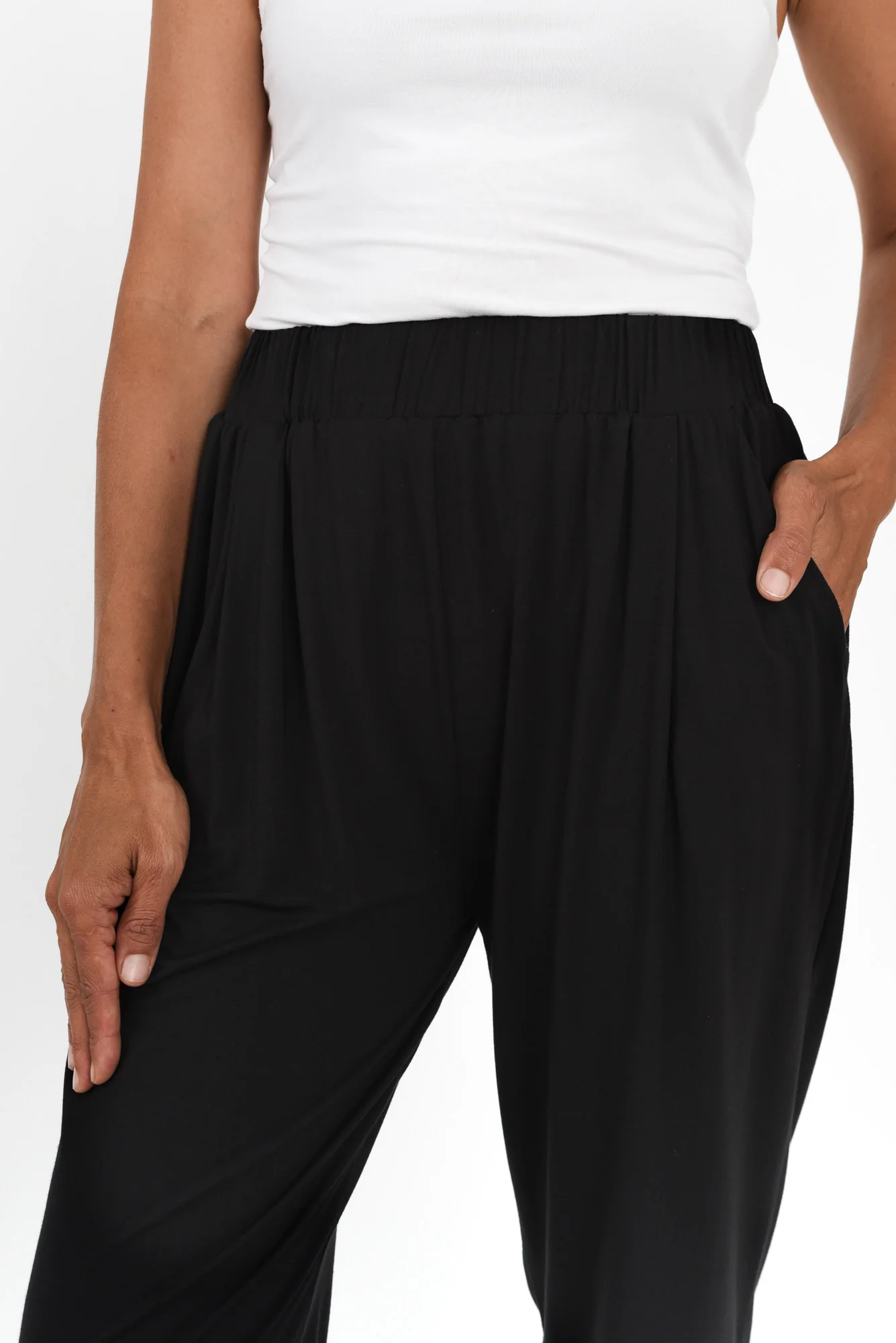 Black Bamboo Everyday Pants