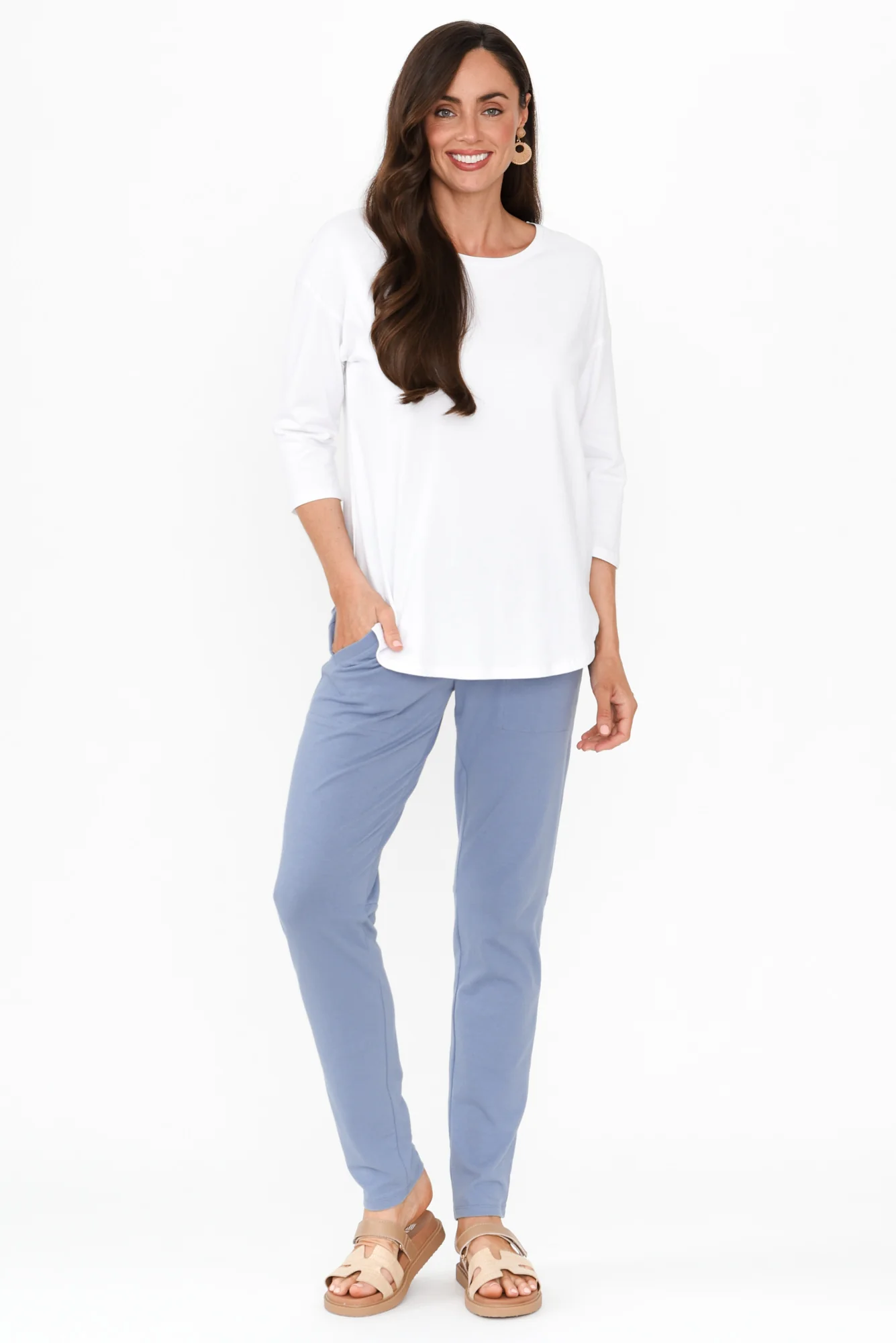 Timmy Steel Cotton Drawstring Pants