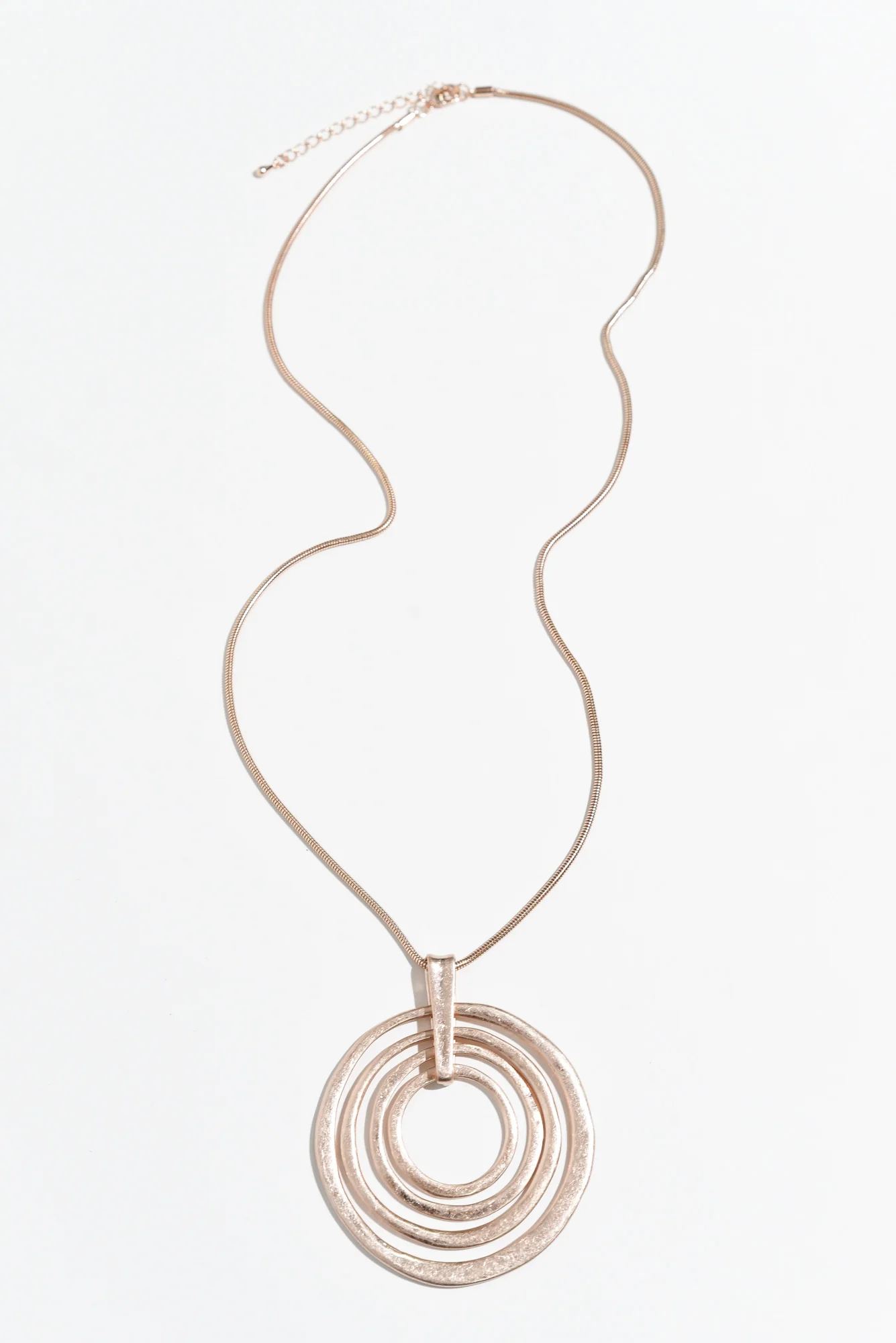 Minsa Taupe Pendant Necklace