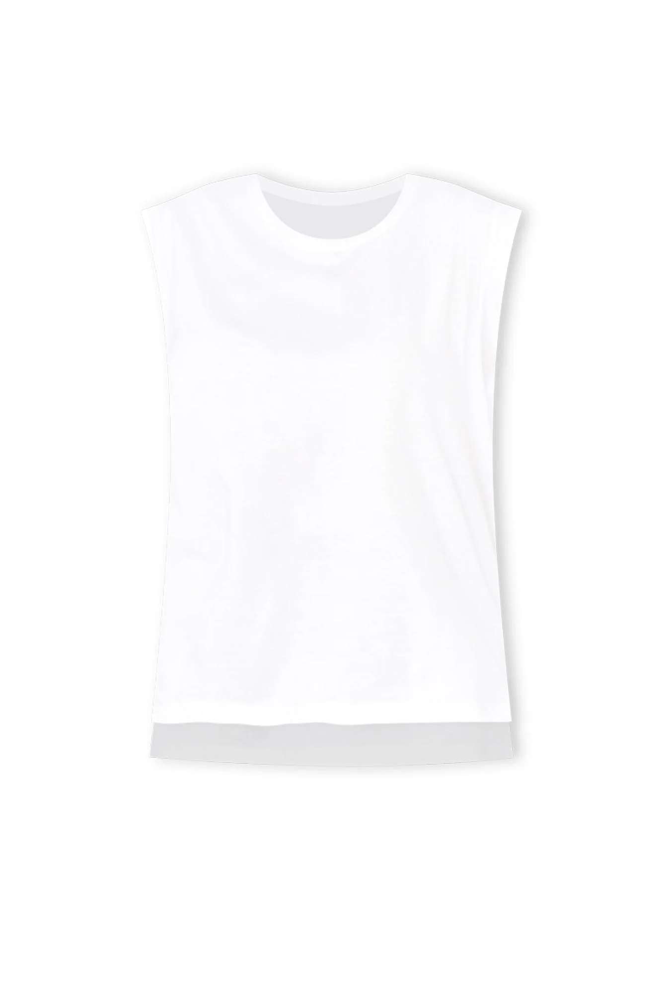 Michaela White Cotton Top