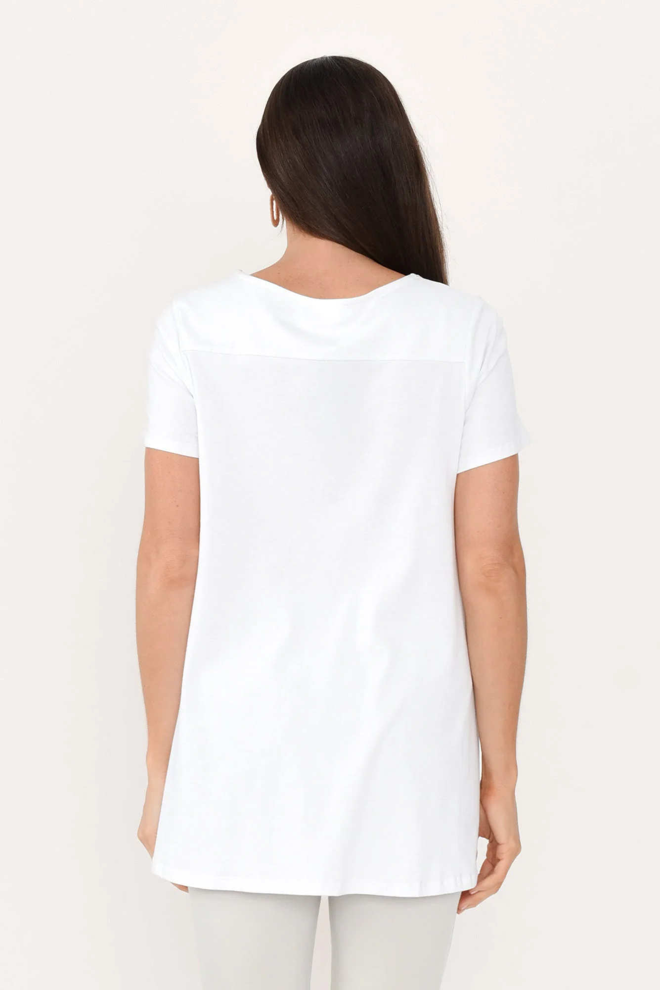 Montreal White Cotton Tee