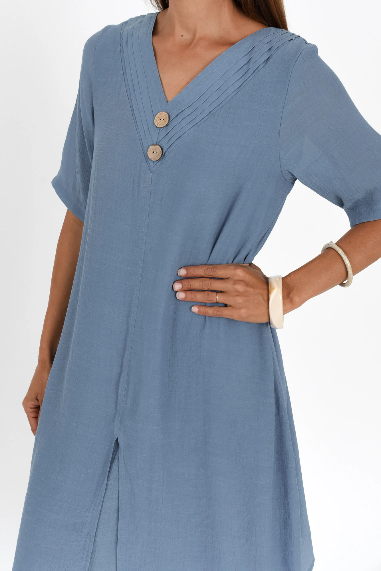 Nala Steel Layers Dress