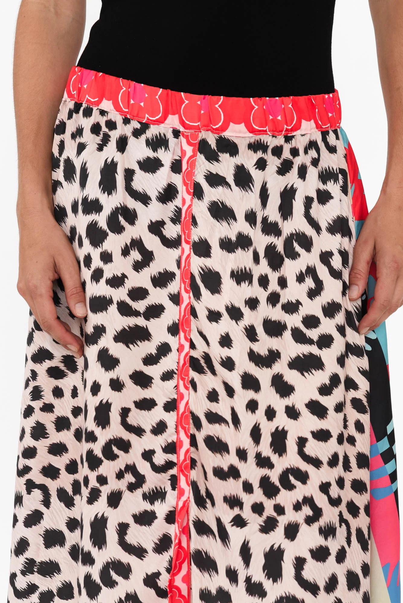 Sulky Red Leopard Skirt