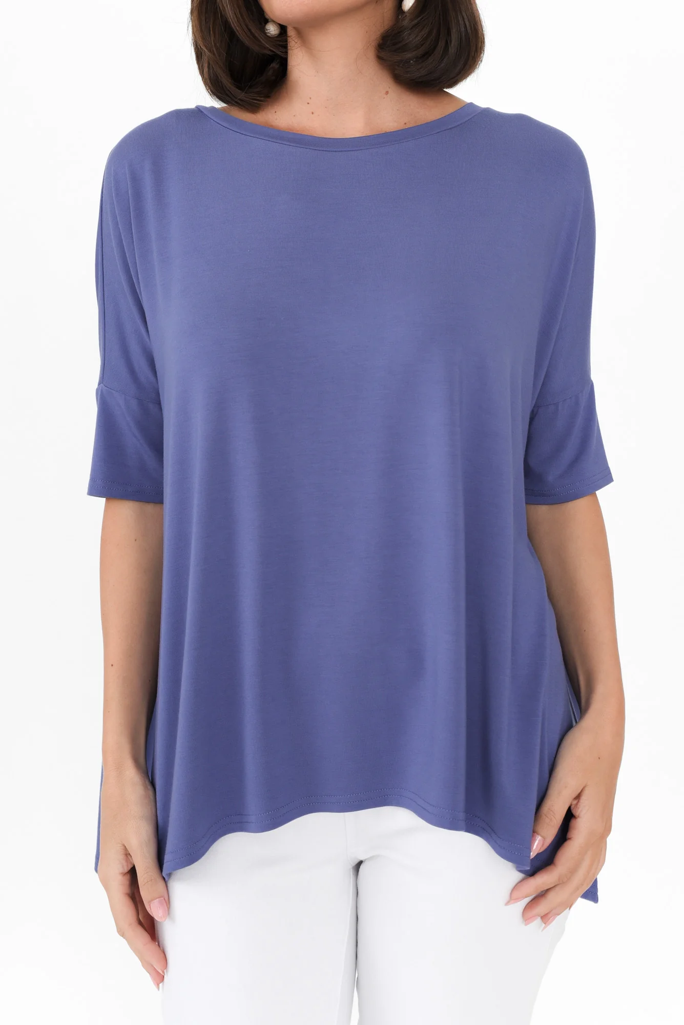 Gina Lilac Bamboo Top