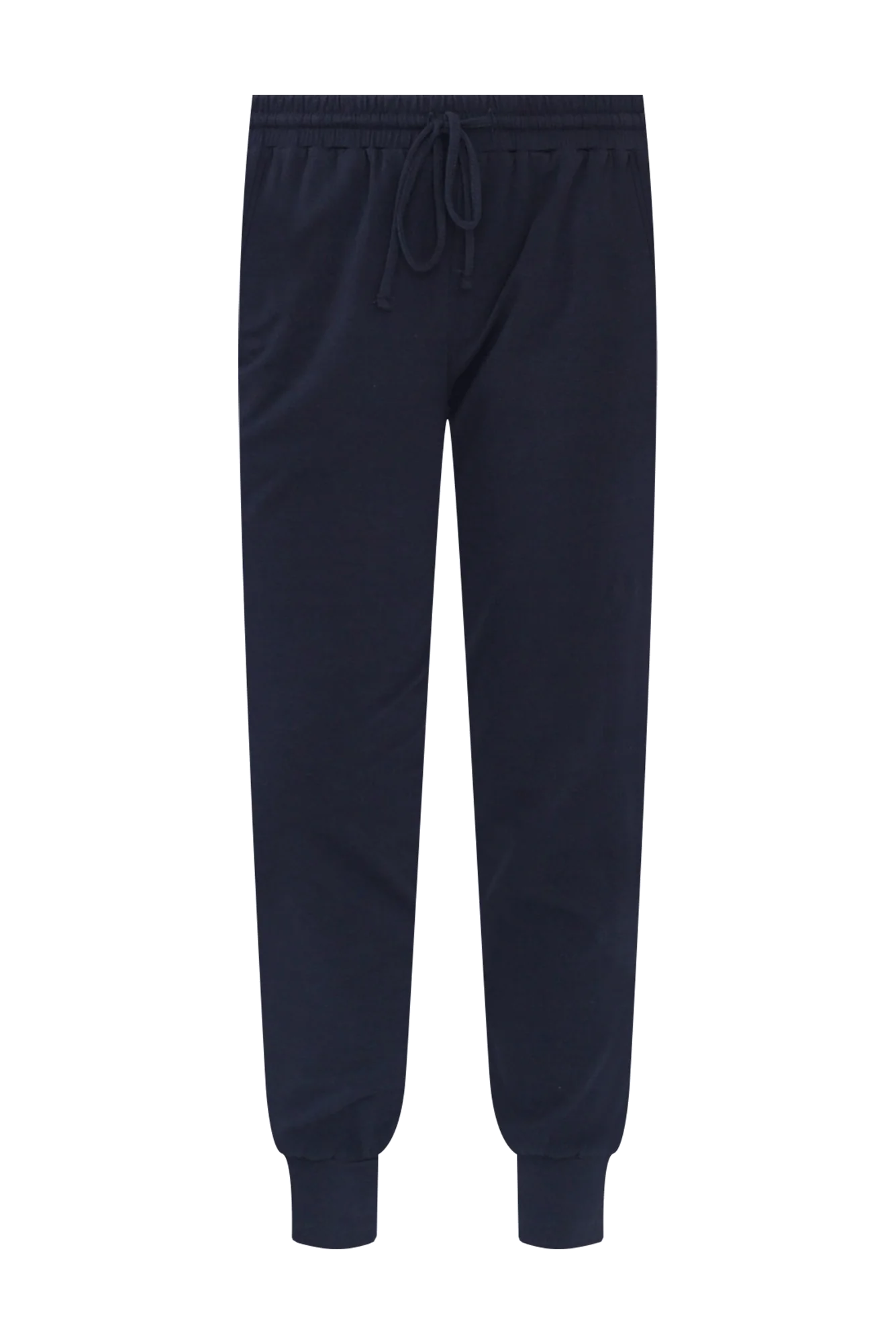 Navy Cotton Everyday Tie Pants