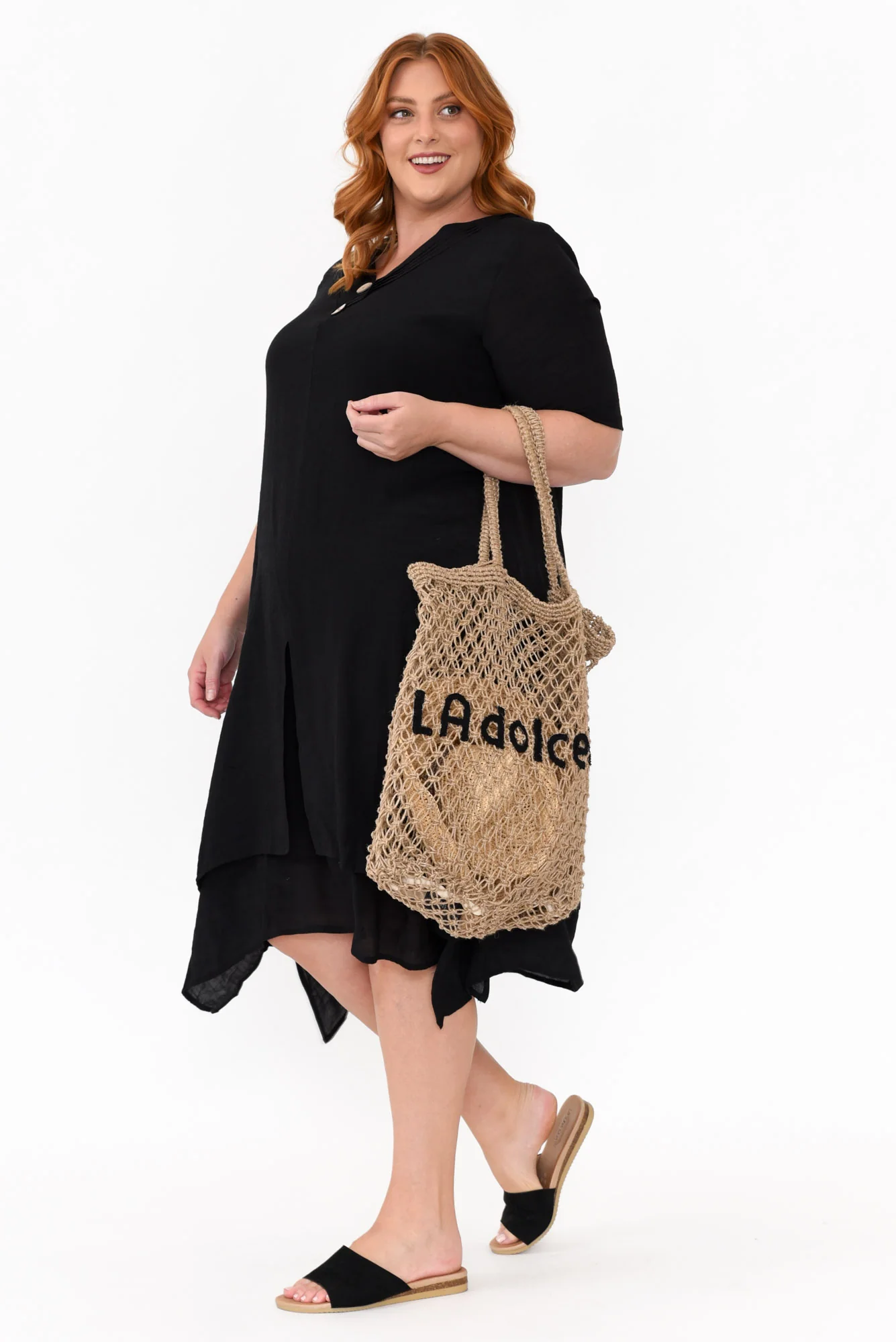 Nala Black Layers Dress