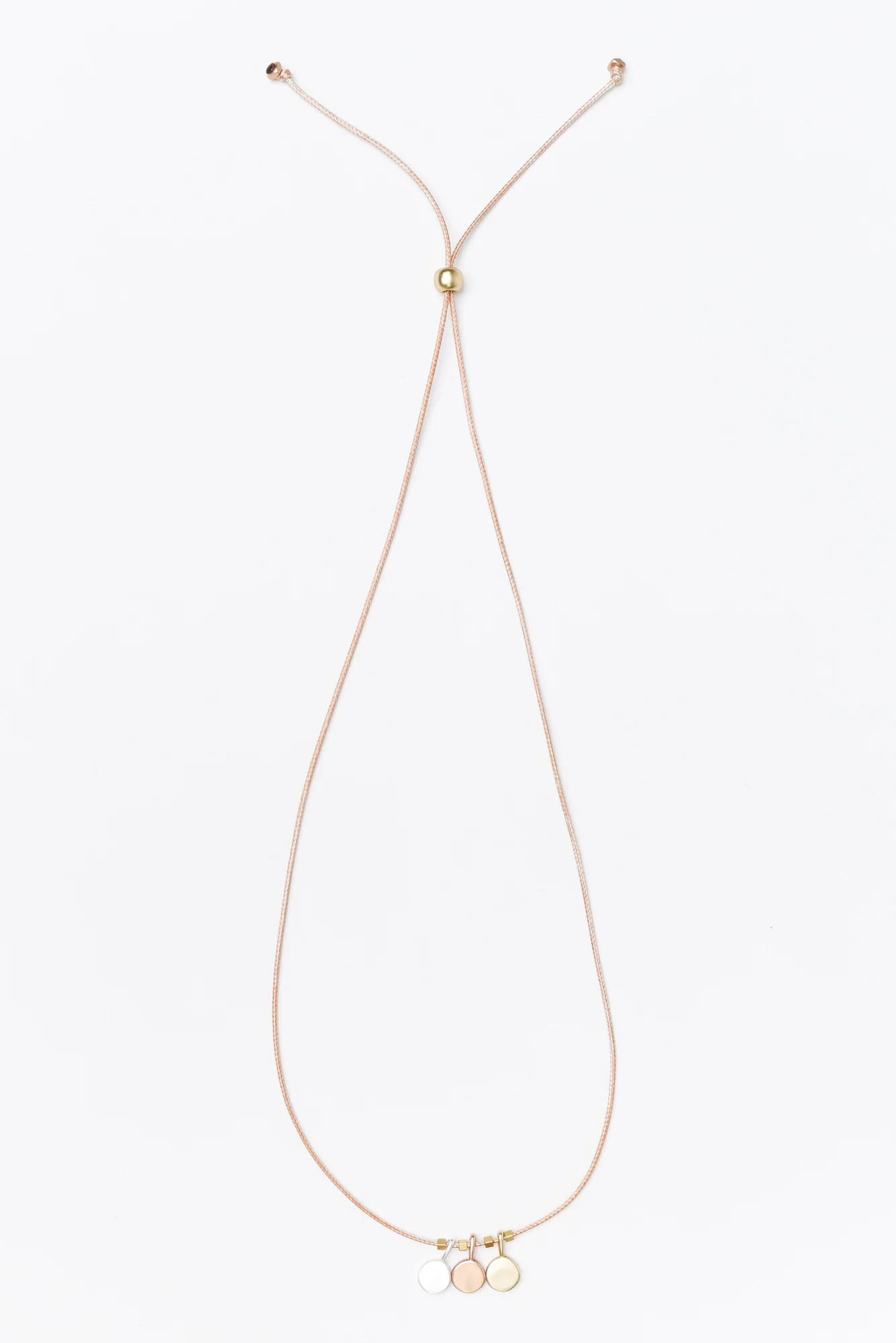 Abeba Gold Disc Pendant Necklace