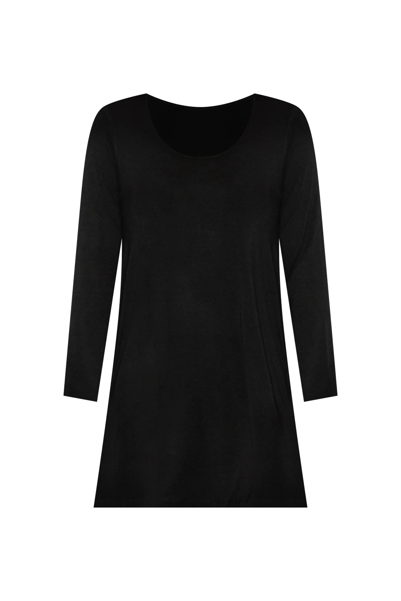 Leanne Black Bamboo Tunic Top
