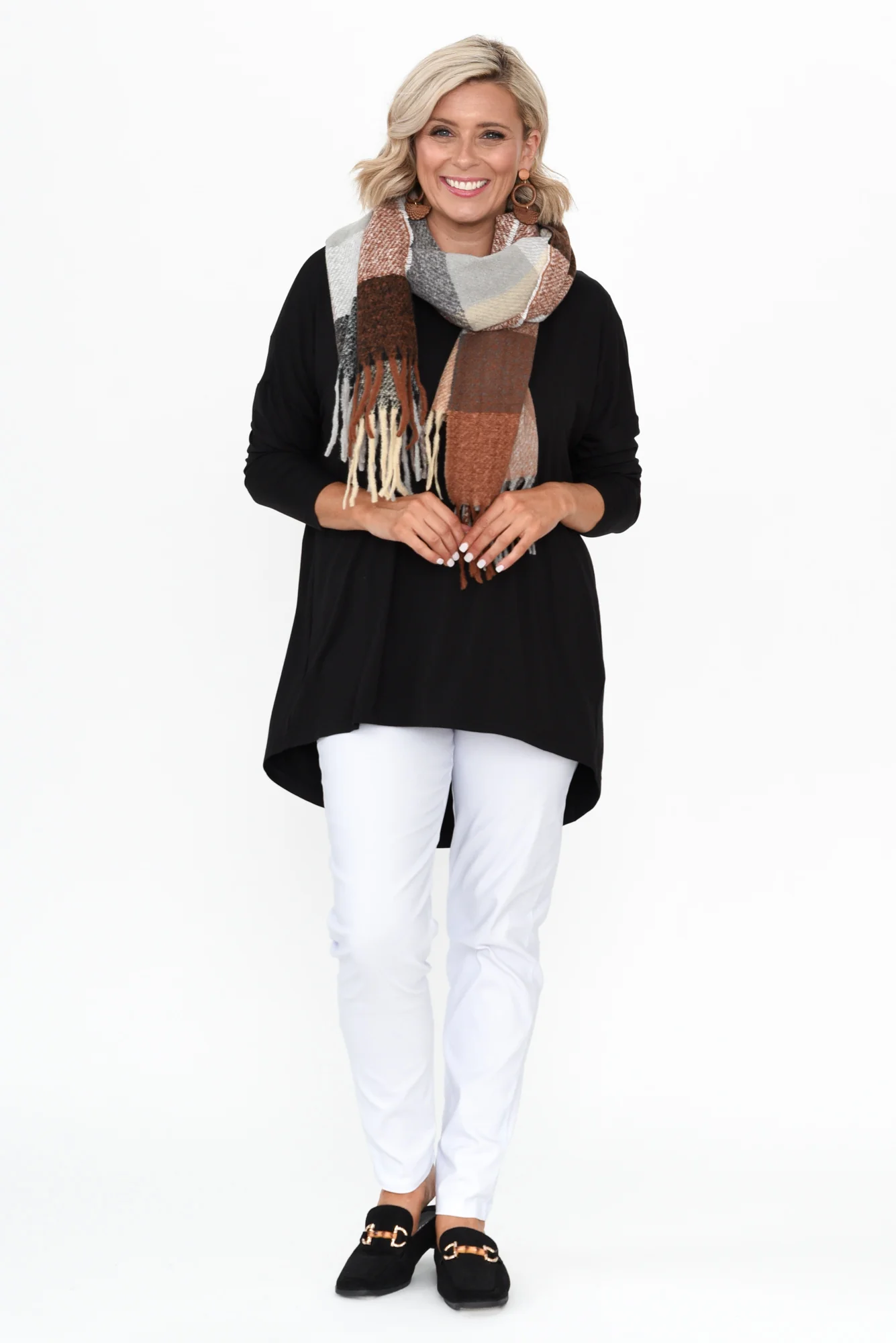 Anakin Black Hi Lo Bamboo Top