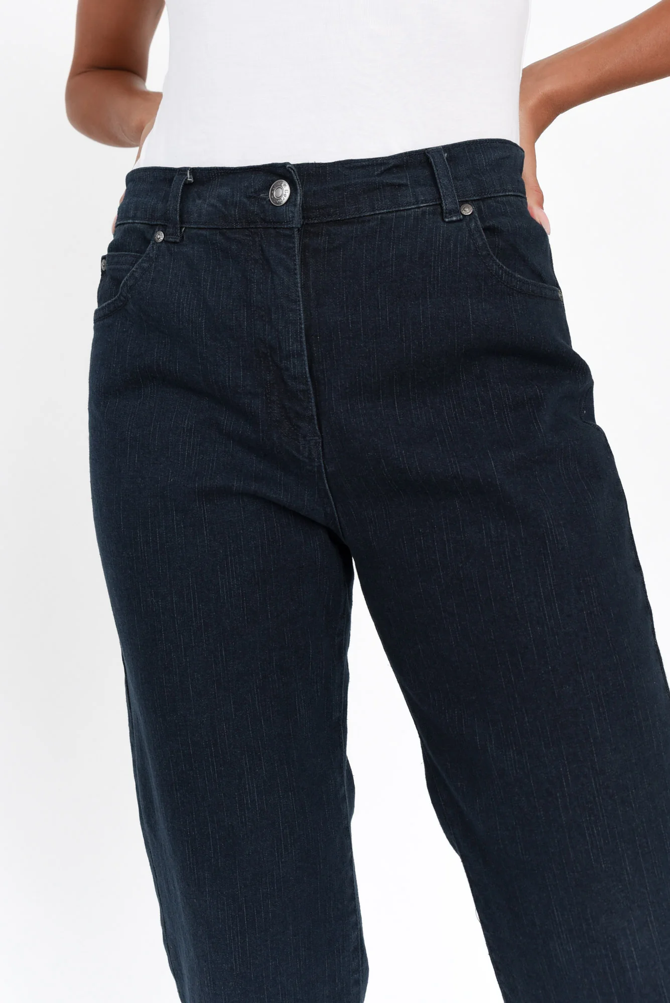 Rosanna Dark Denim Cropped Jeans
