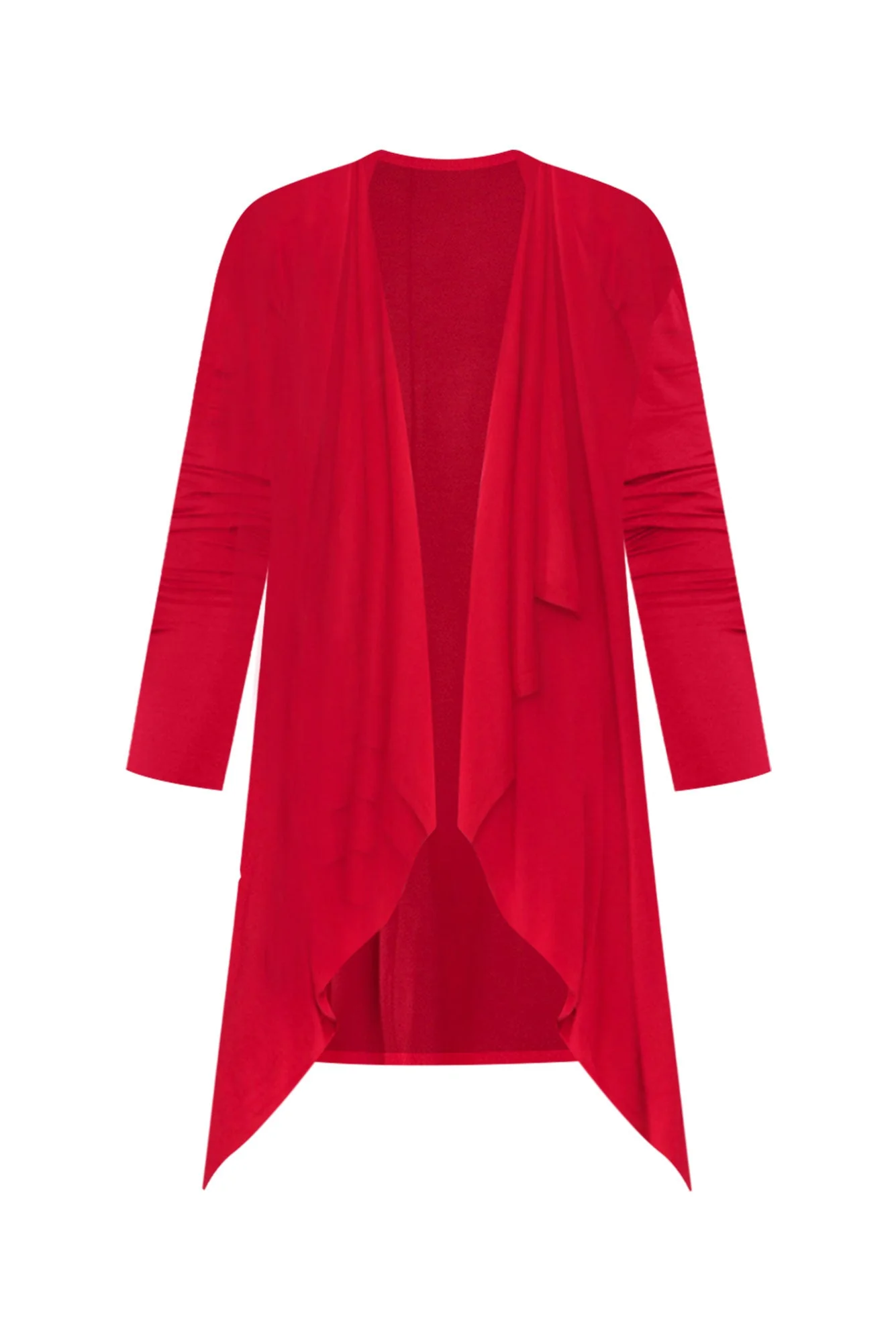 Cherry Bamboo Waterfall Cardigan