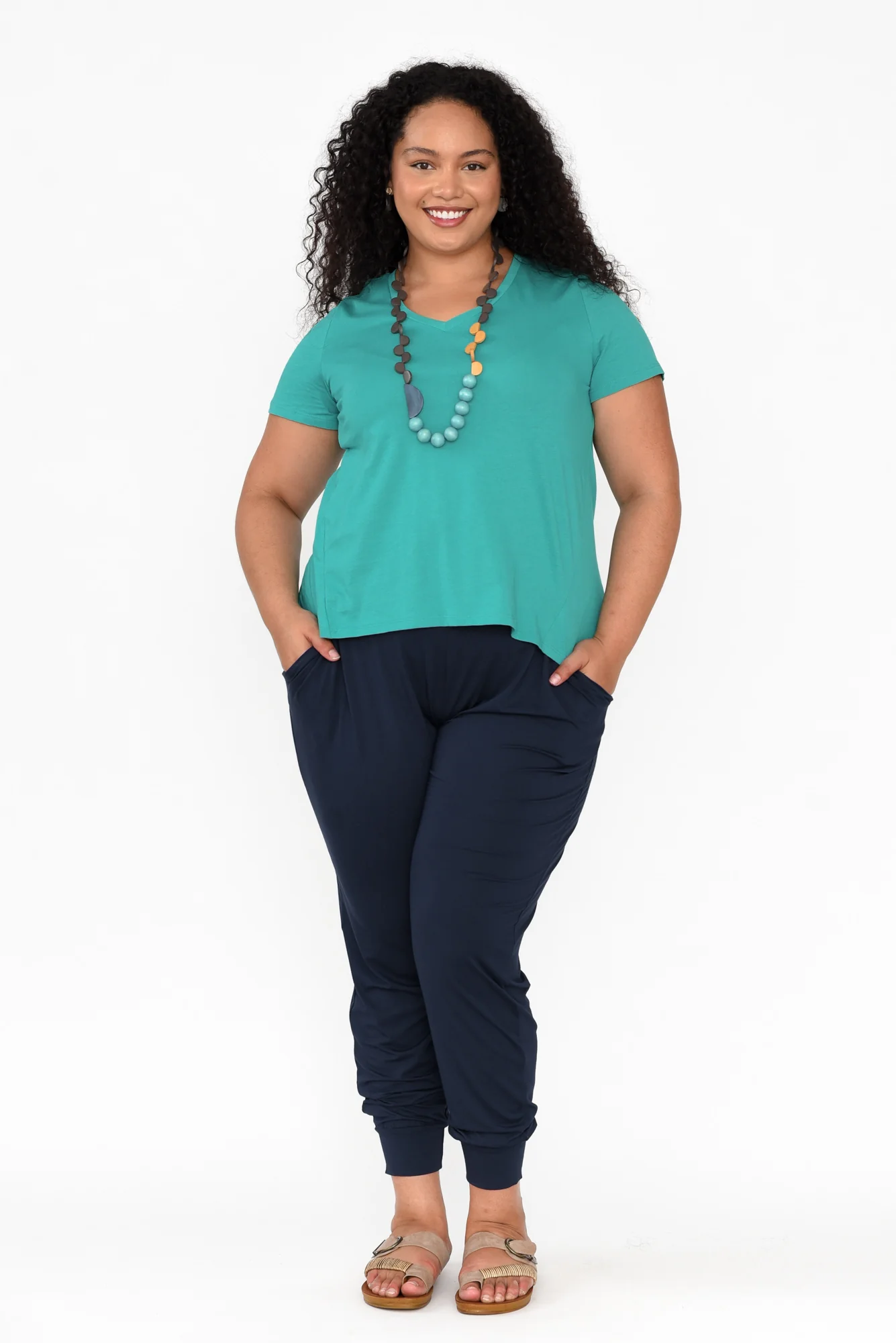 Luella Jade Green Cotton Tee