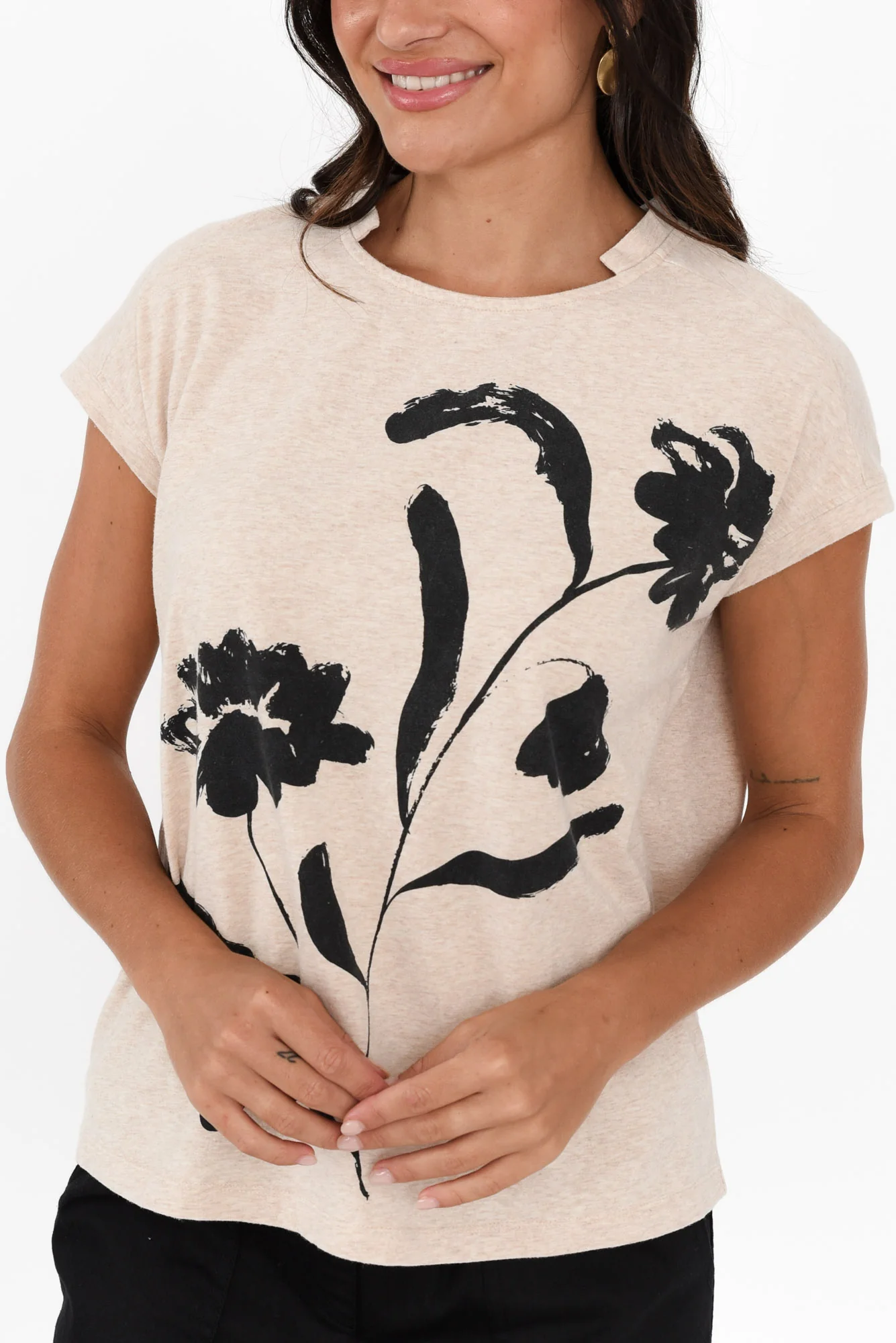 Freydis Oat Flower Shell Tee