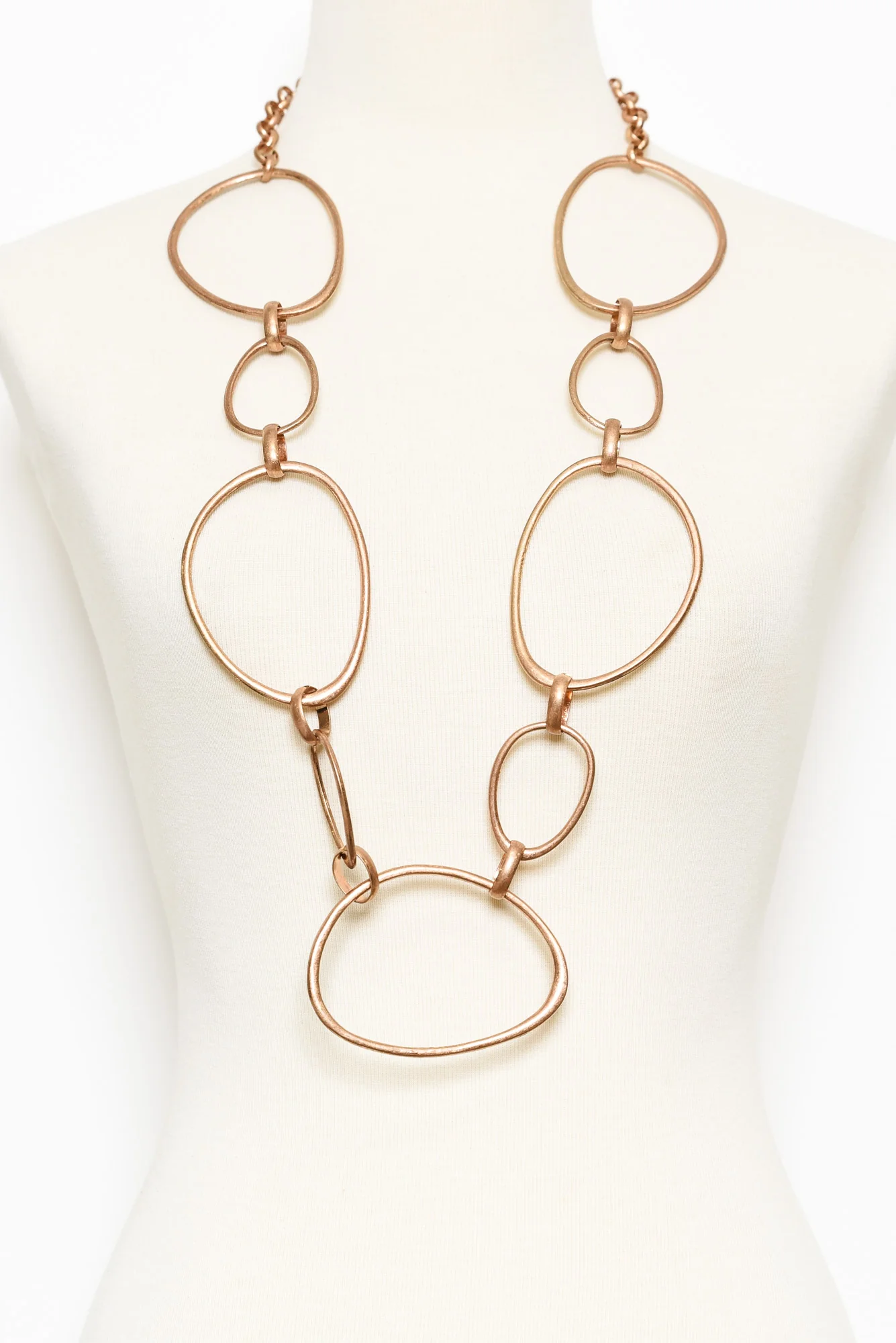 Simone Gold Circular Necklace