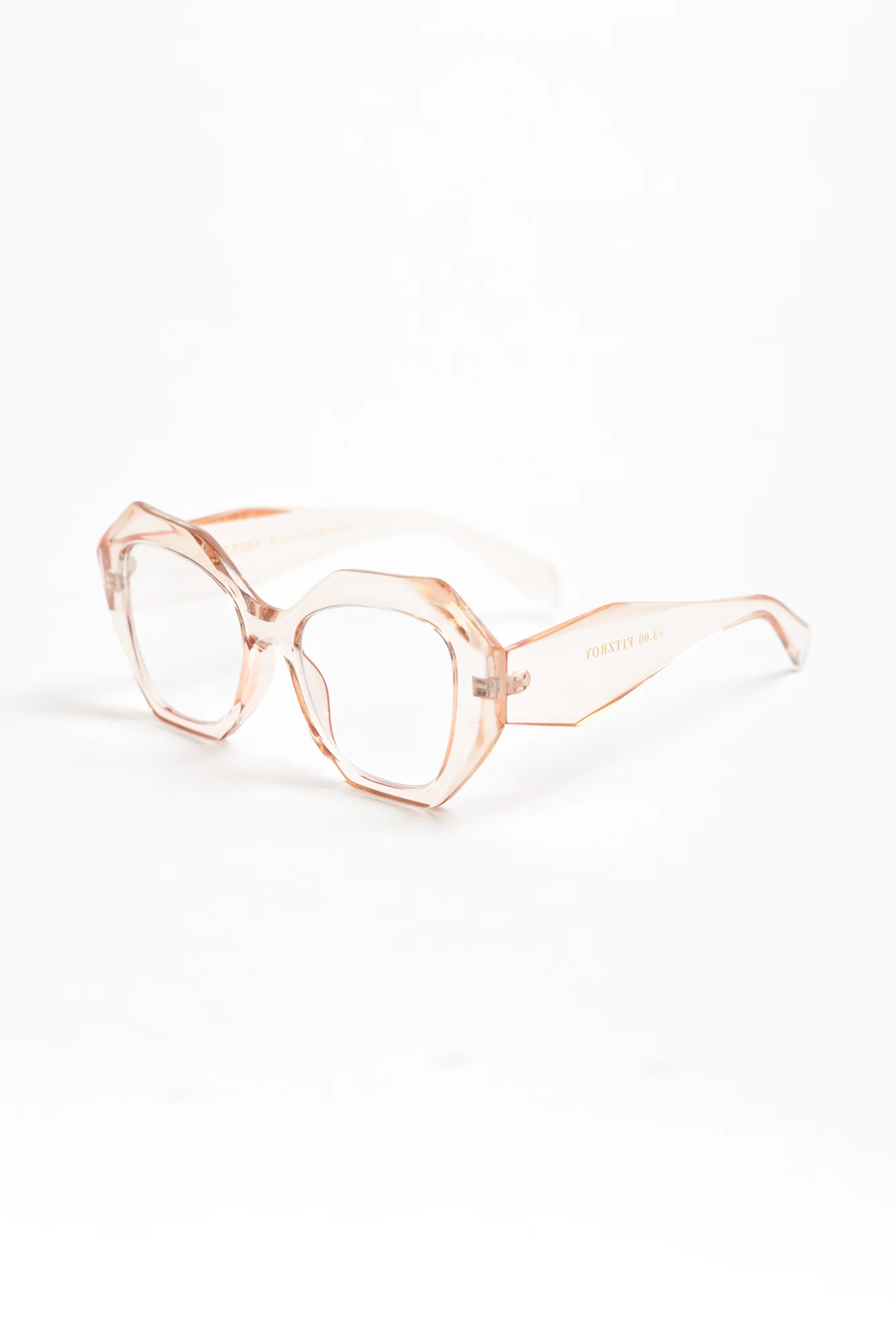 Fitzroy Champagne Oversized Reading Glasses