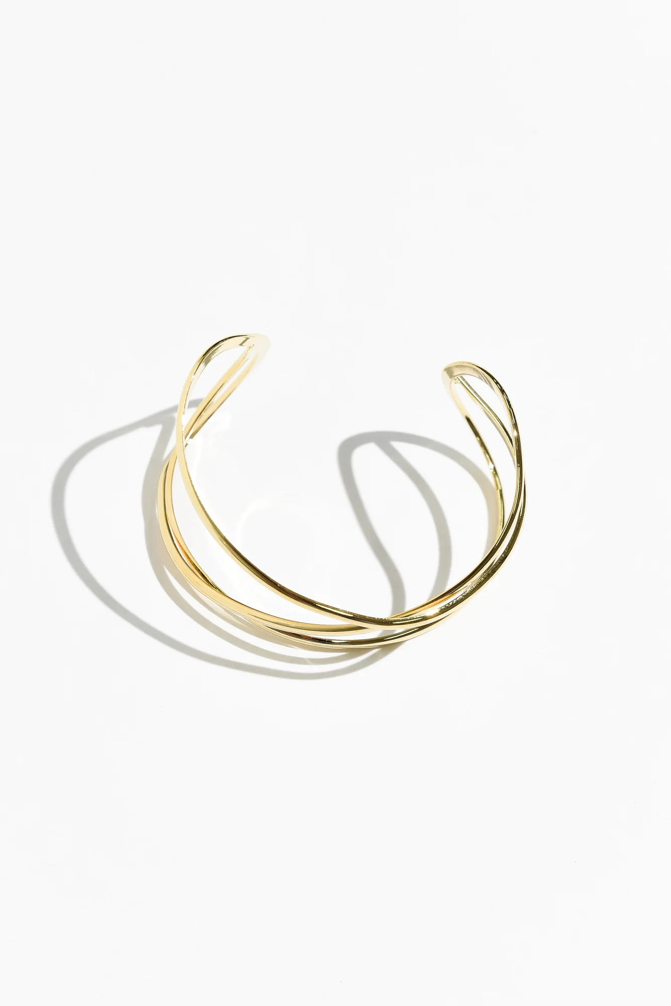 Nias Gold Twist Cuff