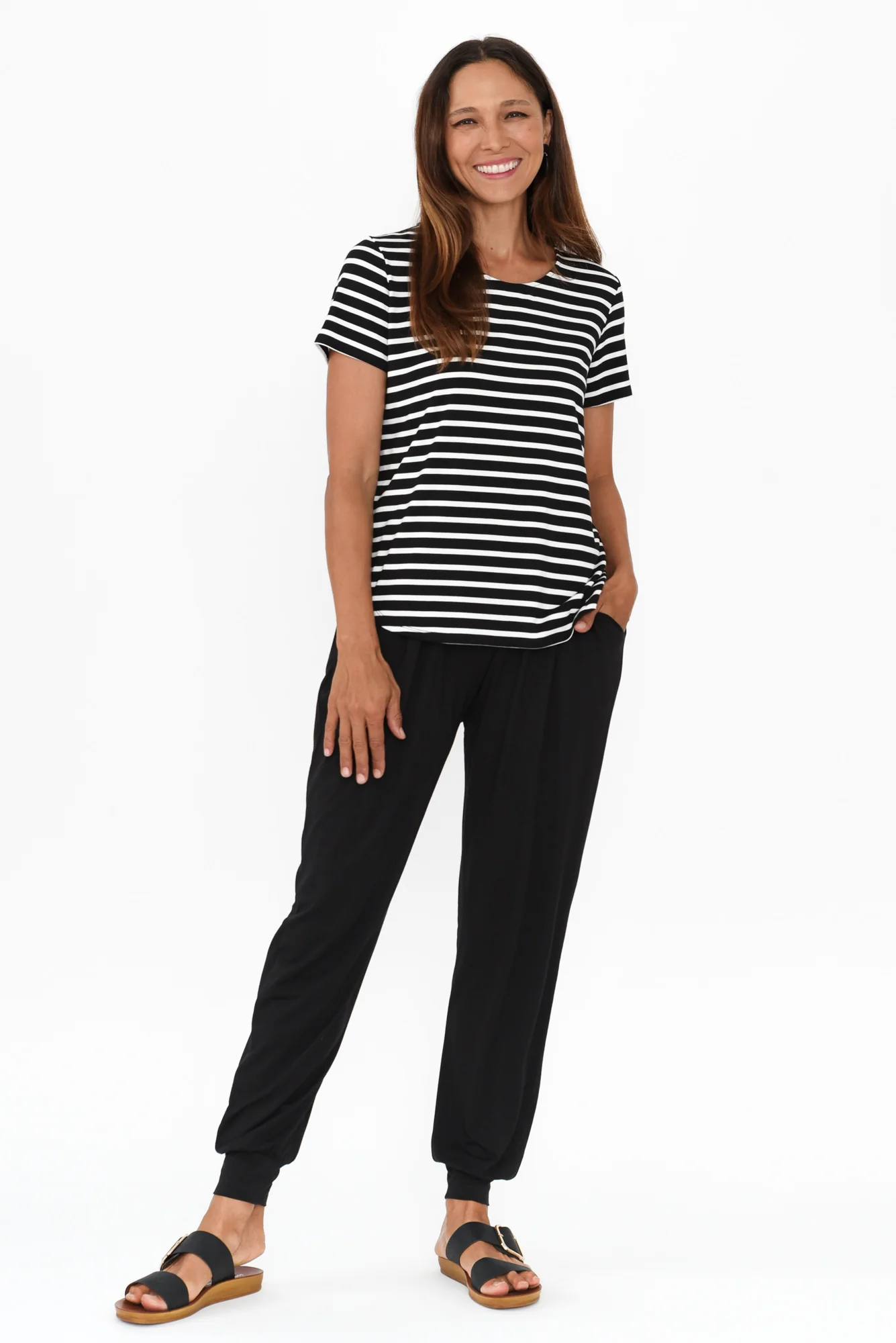 Black Bamboo Everyday Pants