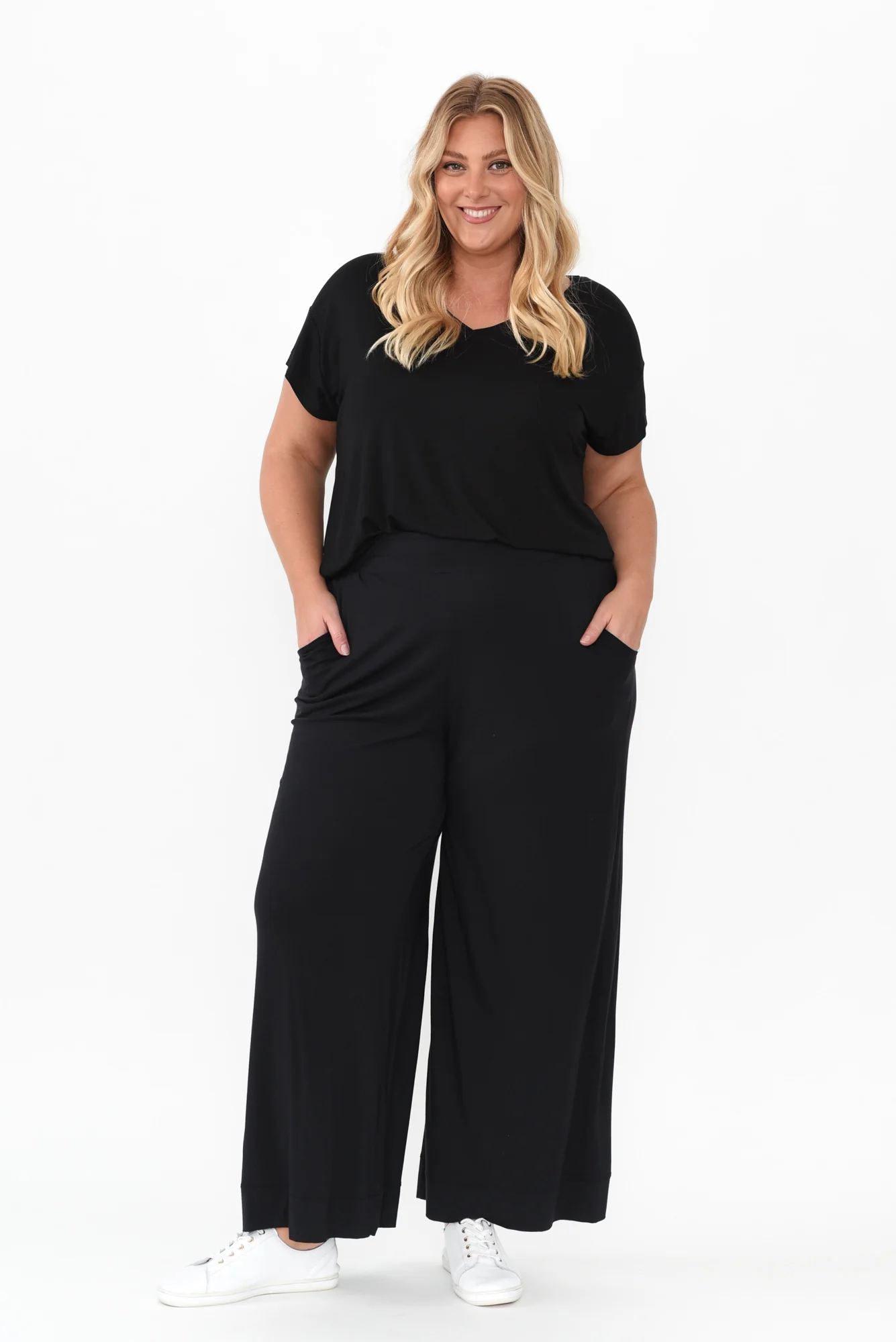 Jenkins Black Modal Tee