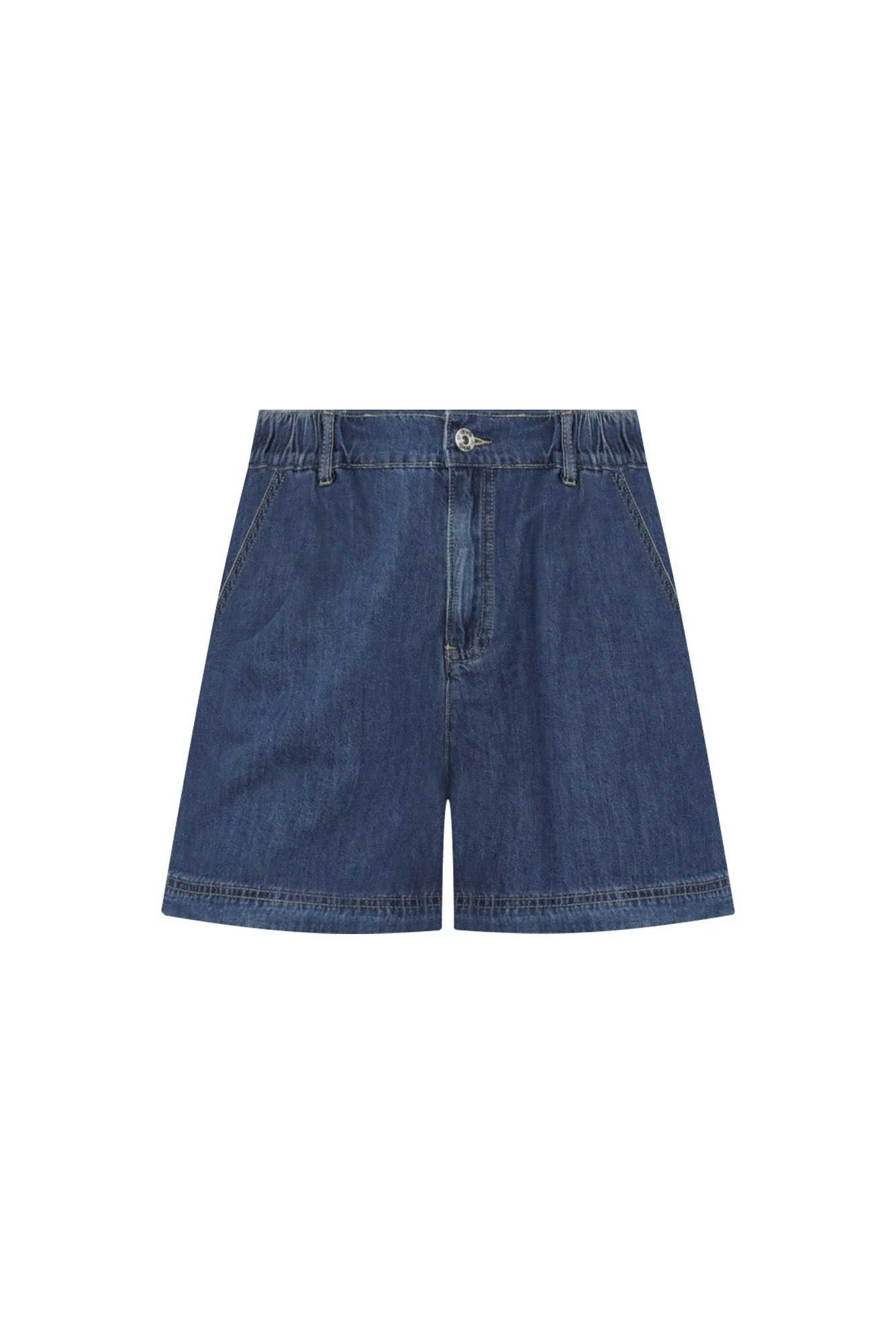 Matilda Dark Blue Denim Stretch Shorts