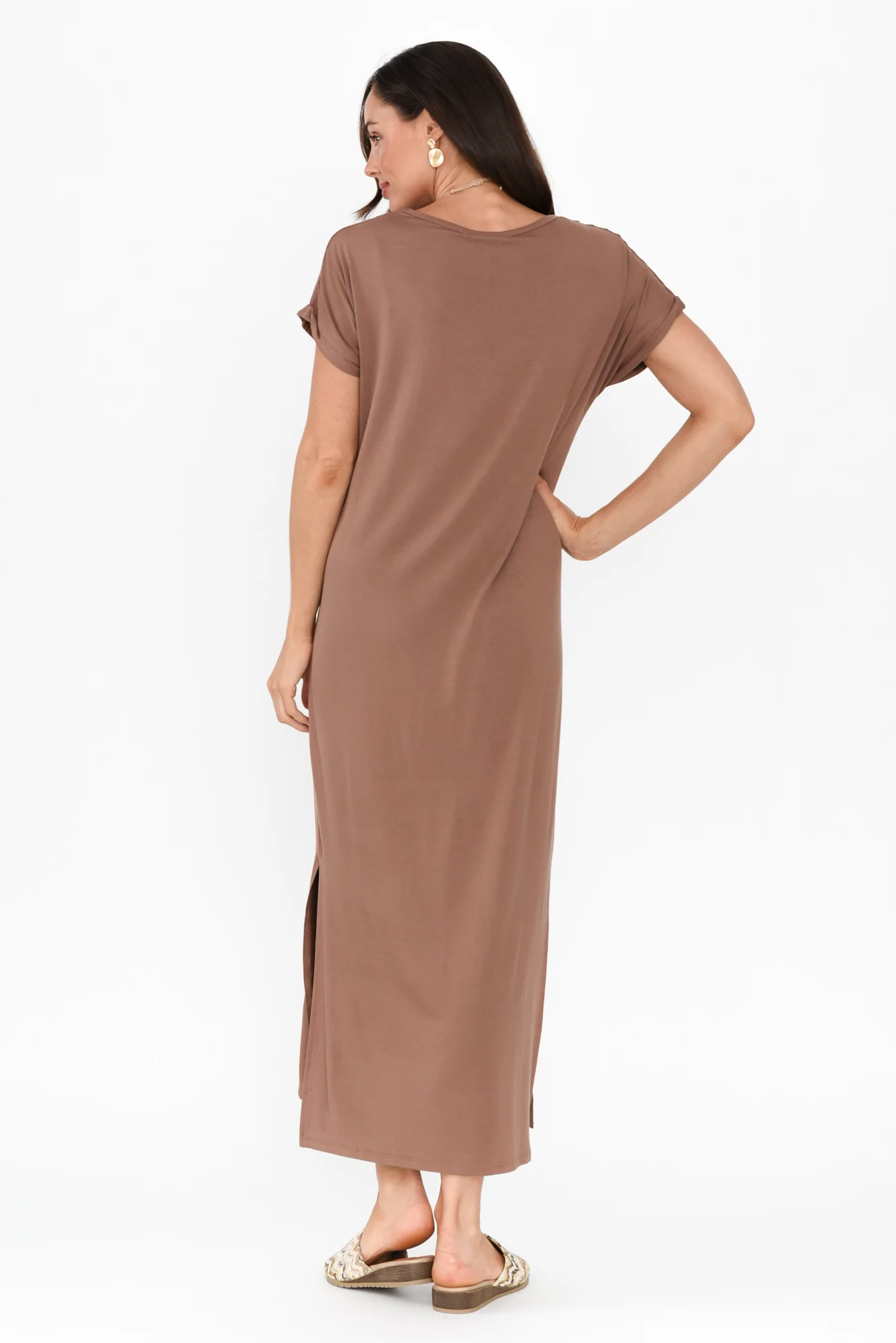 Elsie Chocolate Bamboo Dress