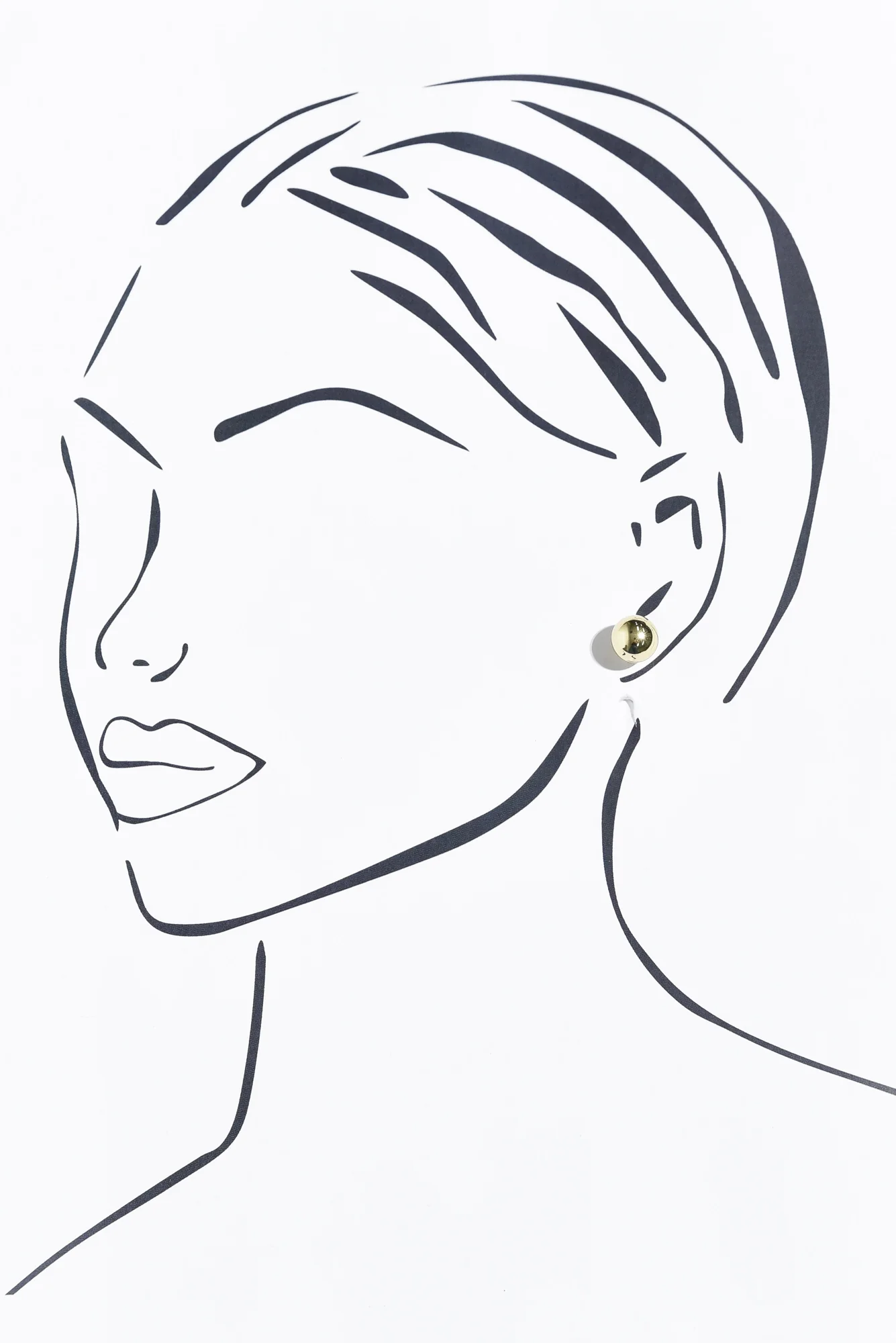 Tommy Gold Stud Earrings