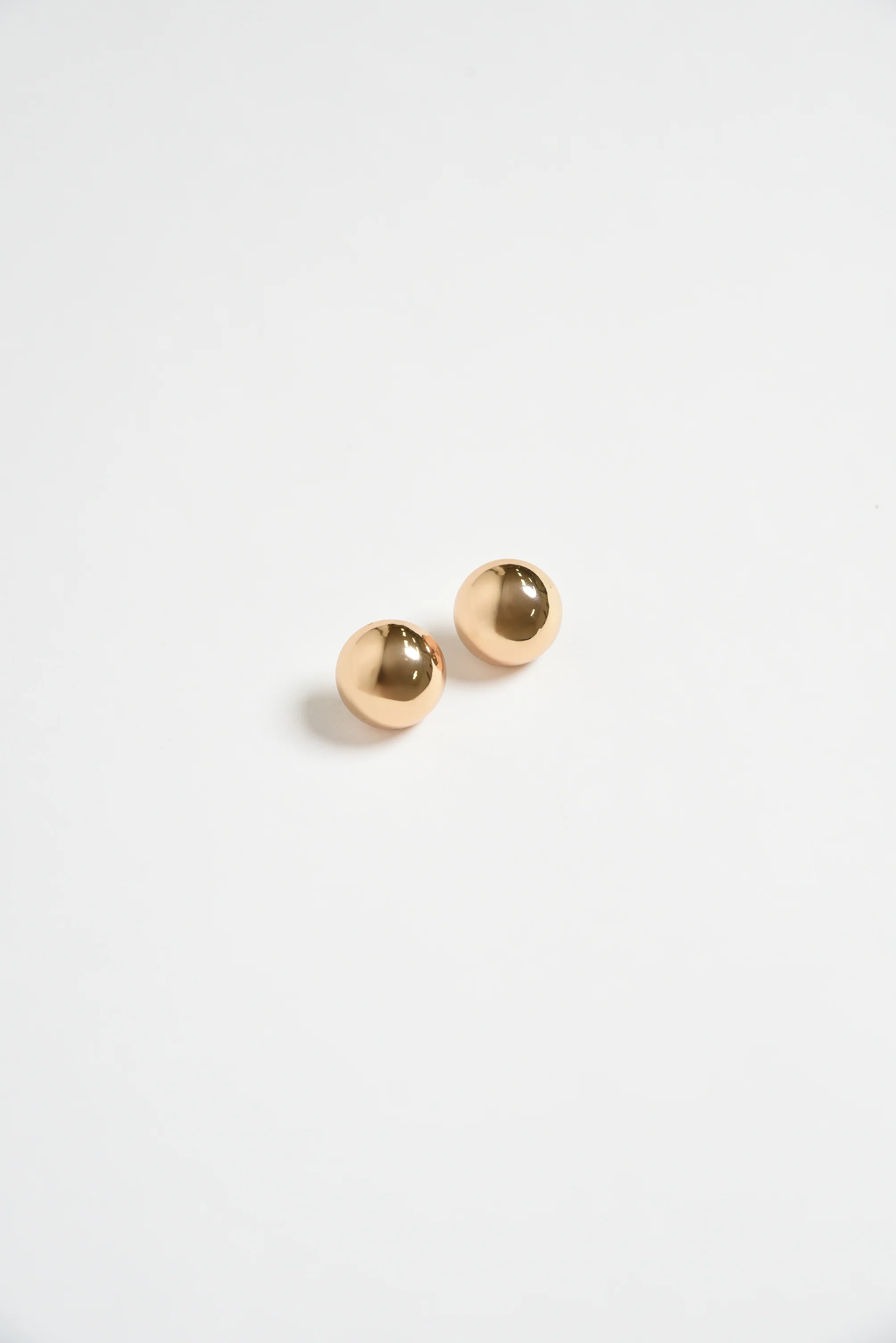 Kula Gold Dome Stud Earrings