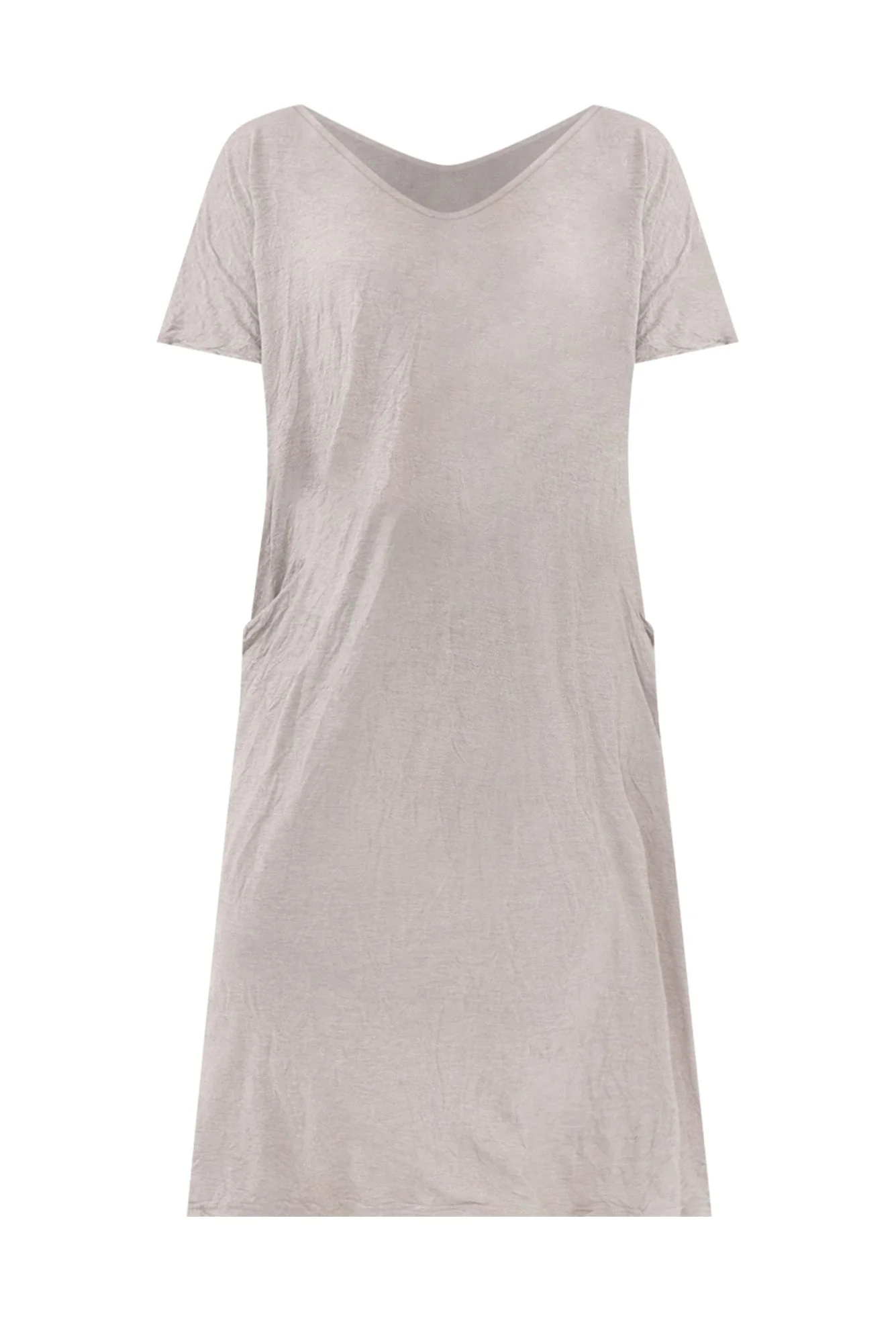 Travel Oat Crinkle Cotton Dress