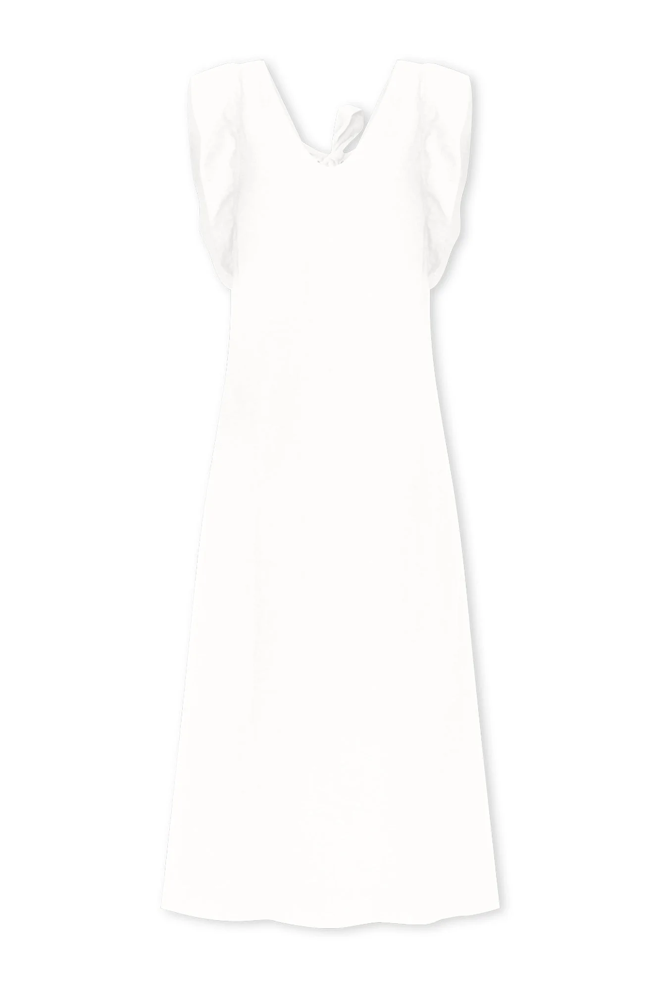 Matilda White Linen Dress