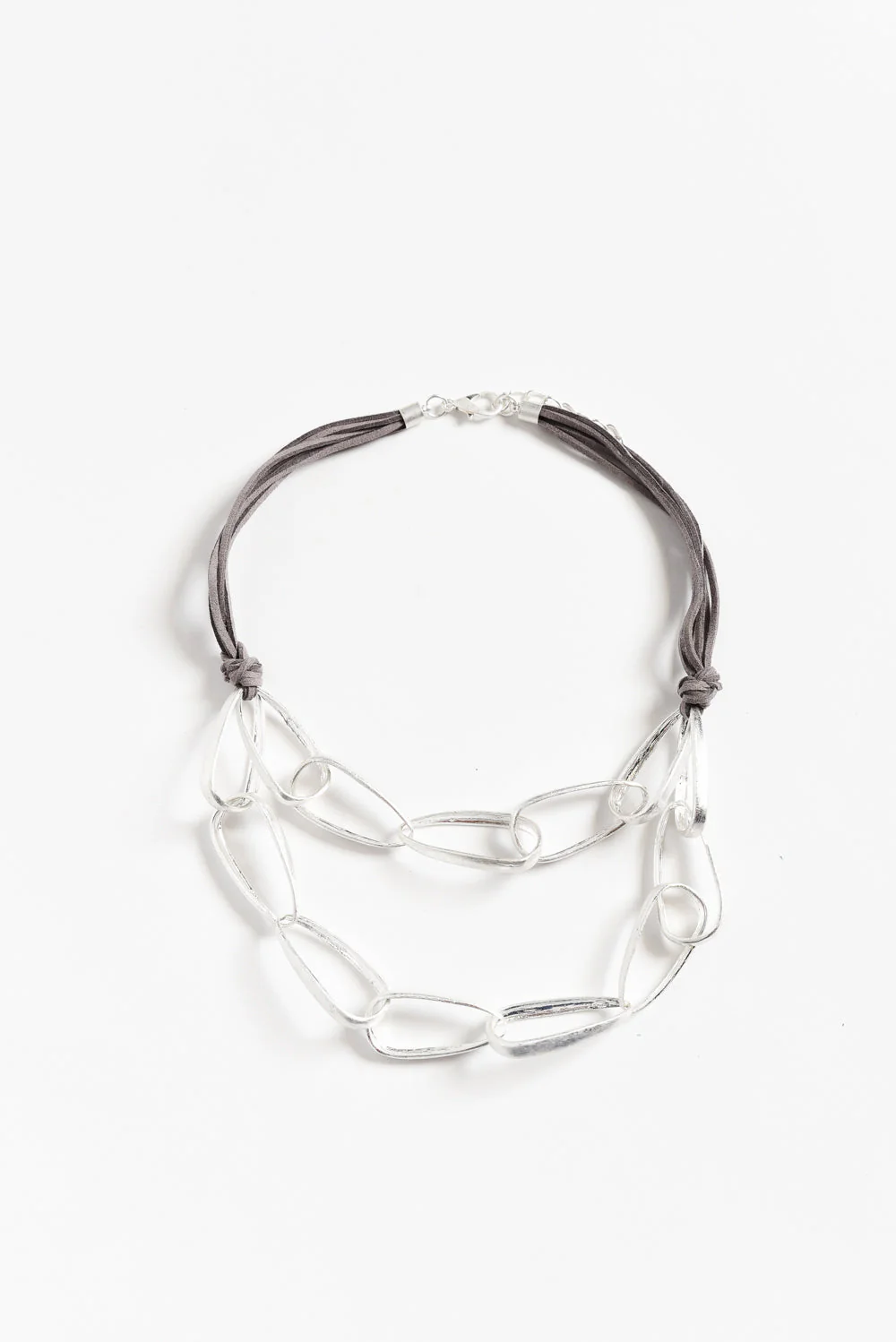 Minka Silver Link Necklace
