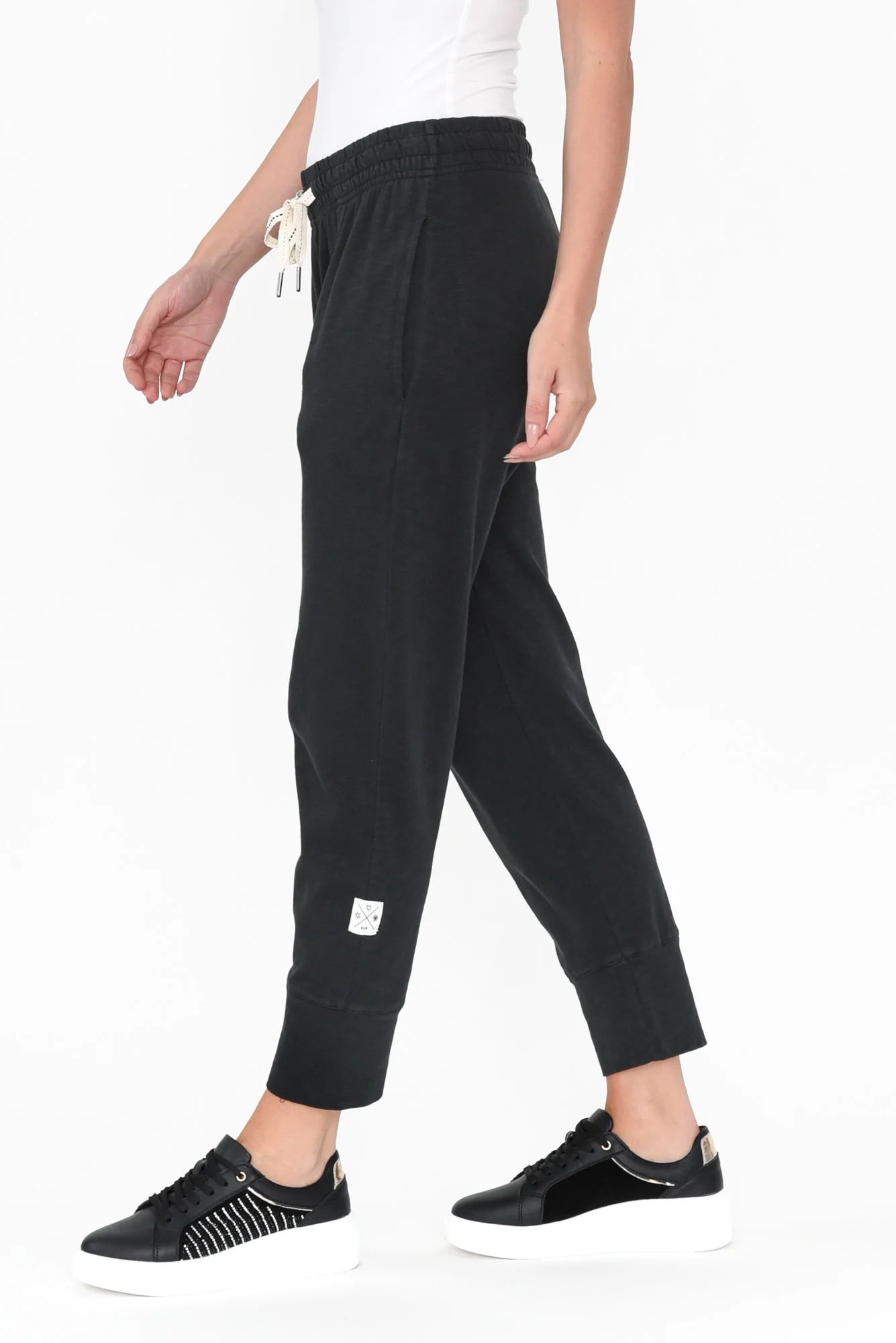 Fundamental Brunch Black Cotton Pants