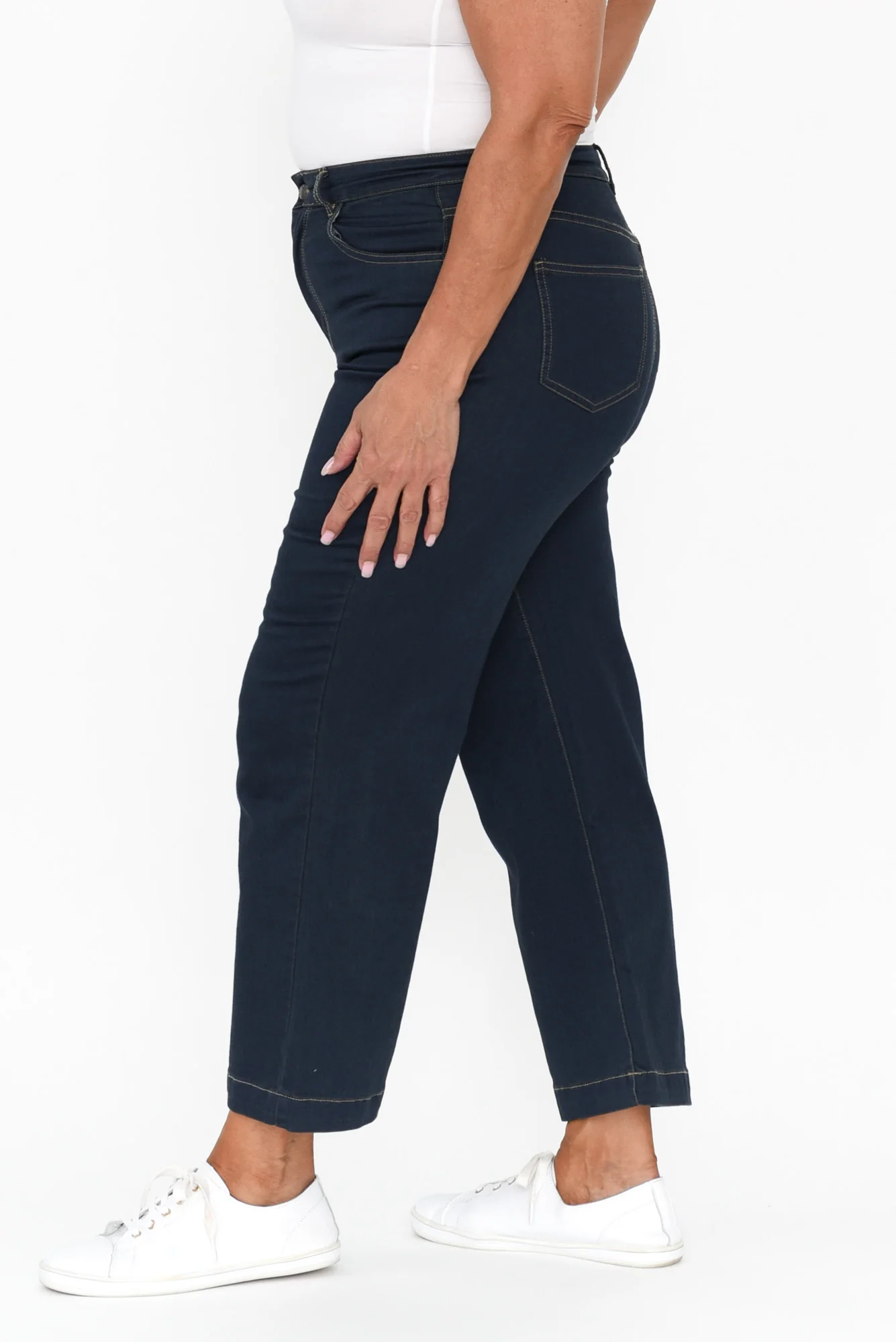 Winnie Dark Denim Wide Leg Jeans